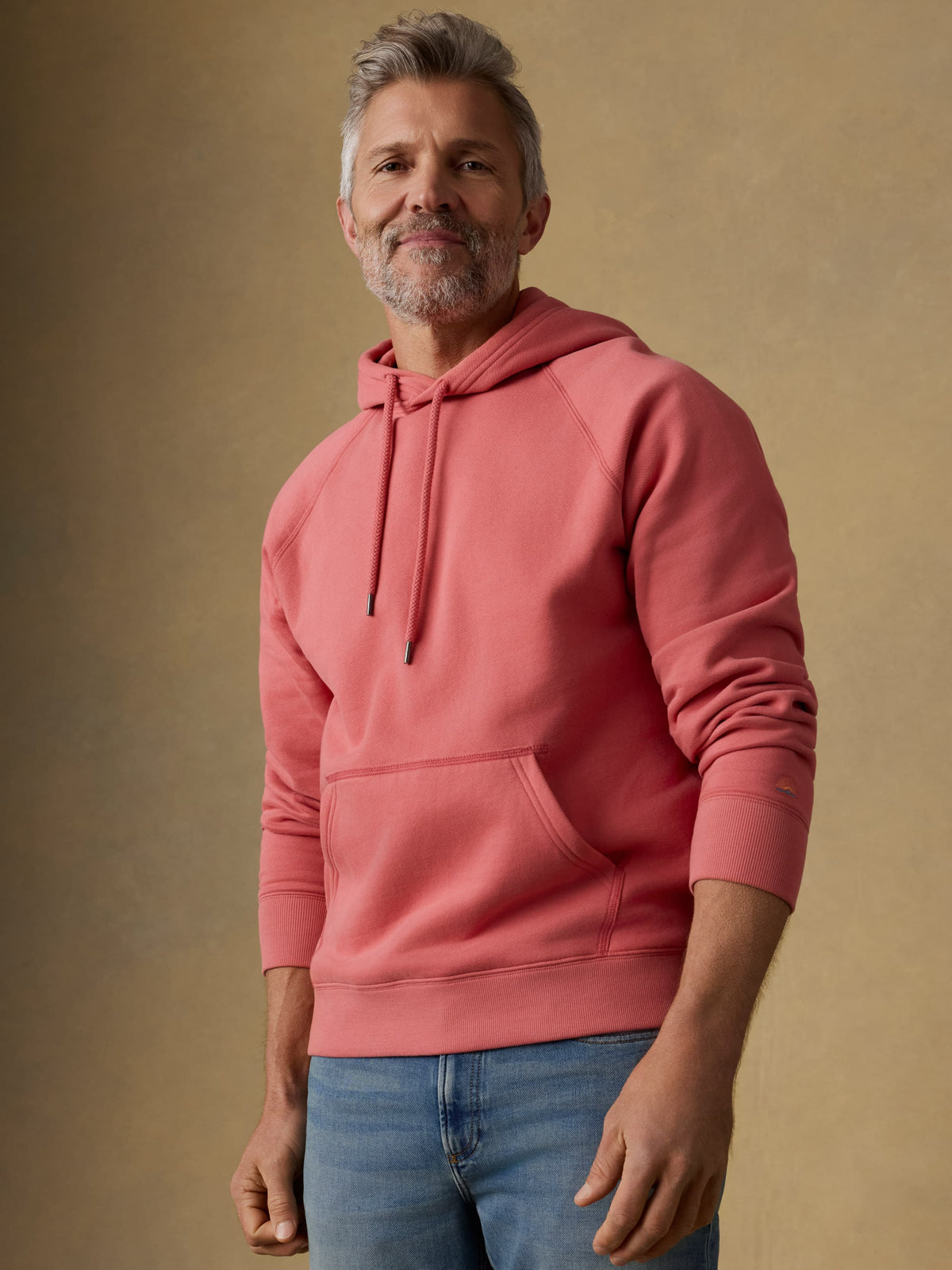 High Standard Fleece Hoodie Coral