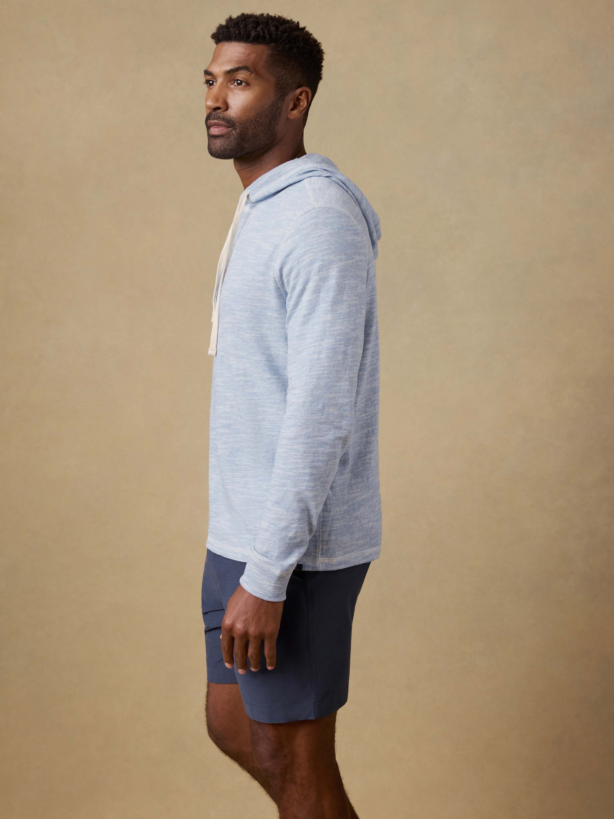 Sunwashed Organic Hoodie - Blue Ivory Feeder | Faherty Brand