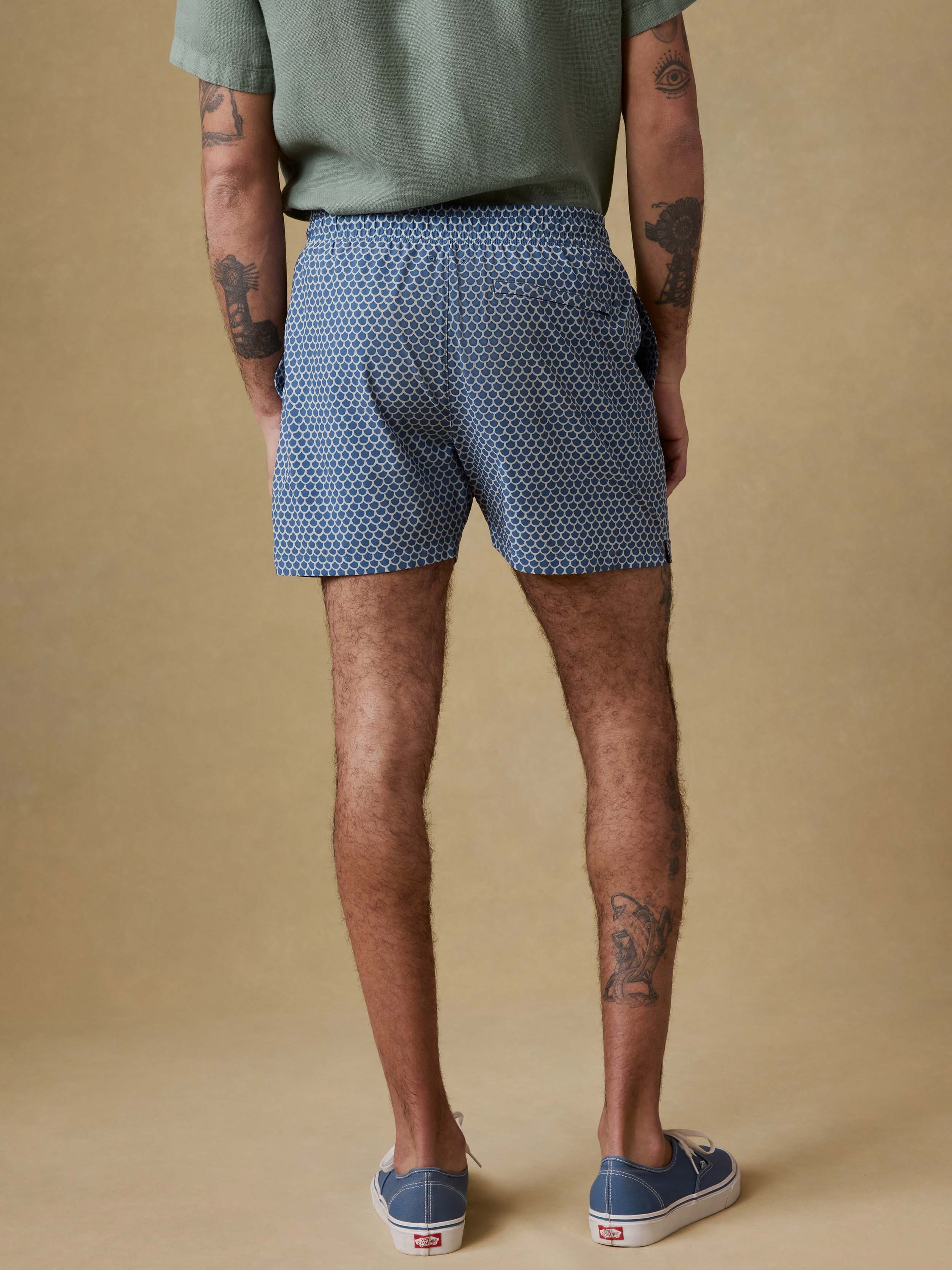Shorelite Trunk (5") - Fishscale | Faherty Brand