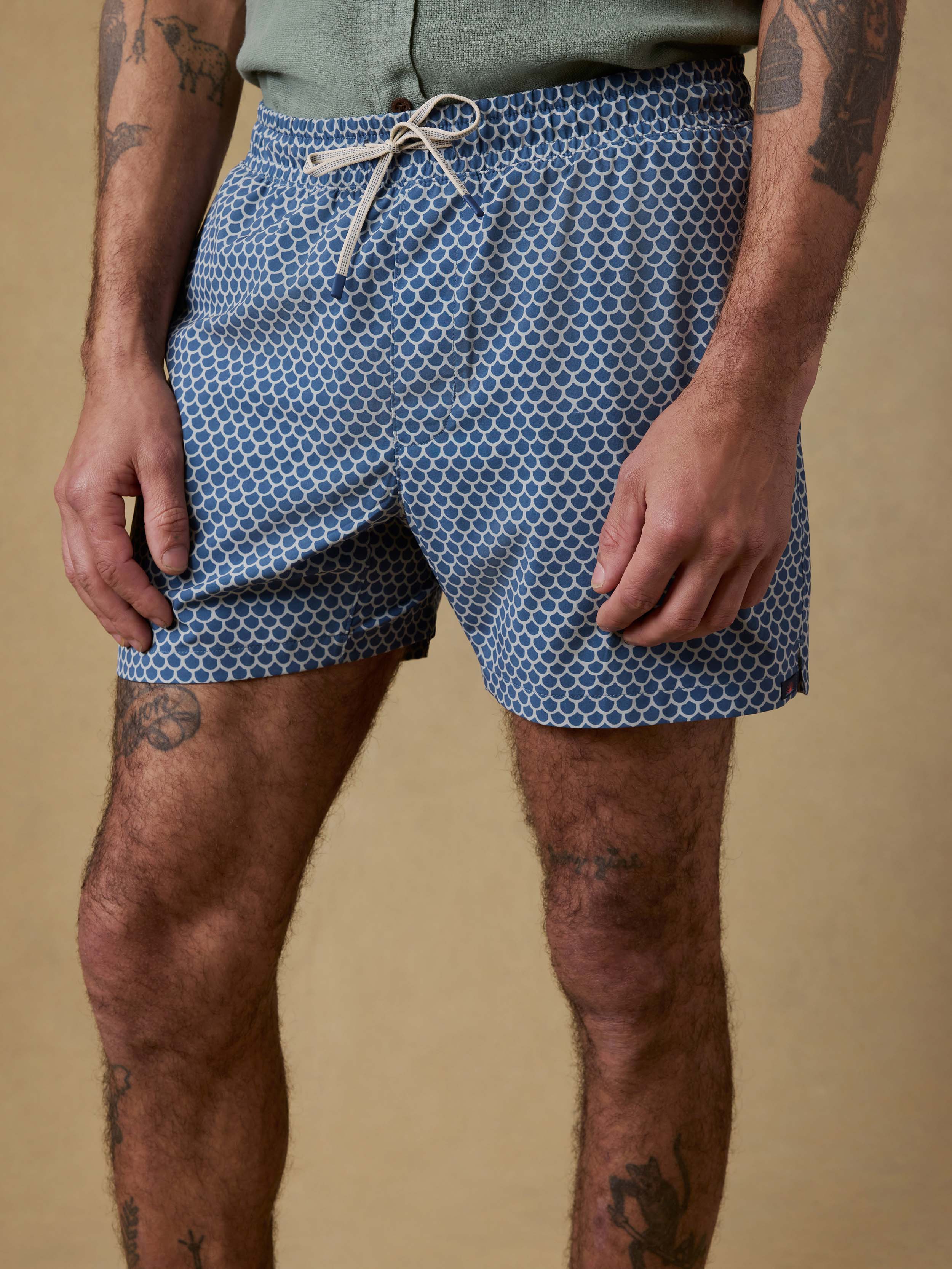 Shorelite Trunk (5") - Fishscale | Faherty Brand