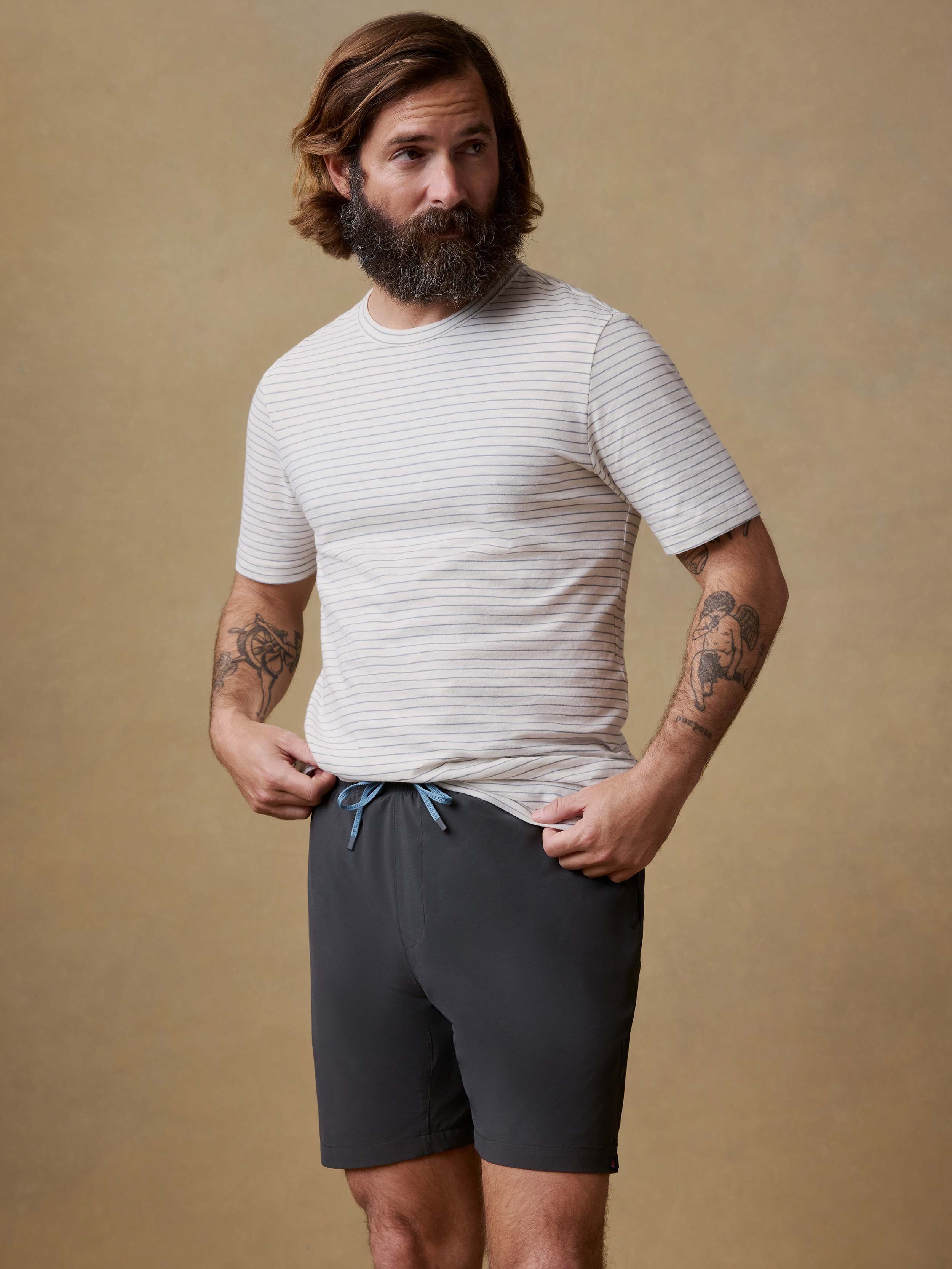  | Shorelite Trunk (7") - Mountain Black | Faherty Brand