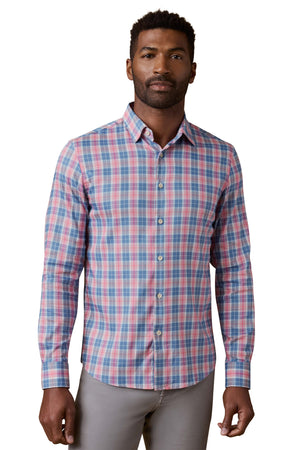 Movement Monterey Shirt - Marine Rose Plaid