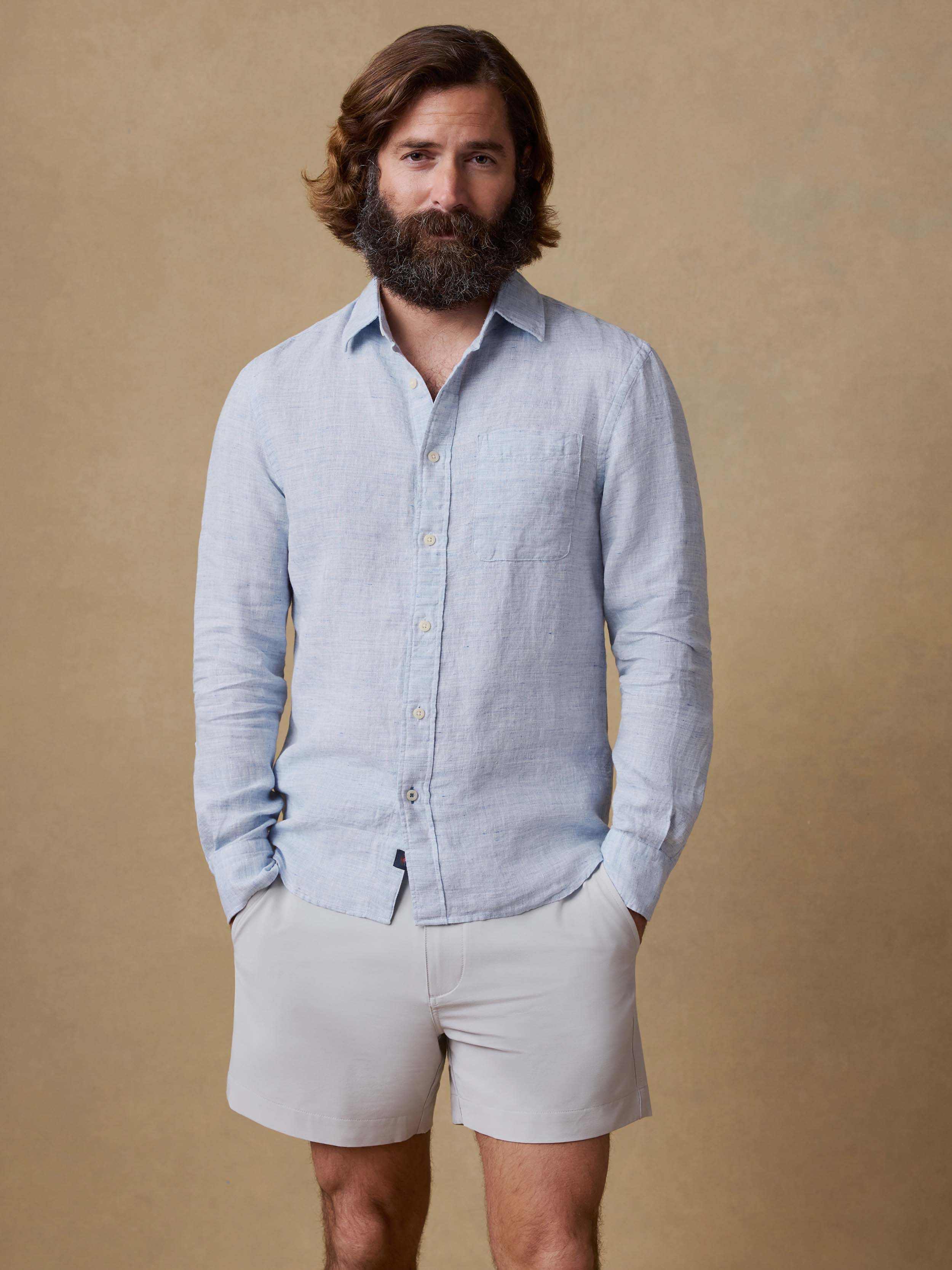 grey dress pants with light blue shirt Outfit Ideas For Men: What To Wear With Grey Pants