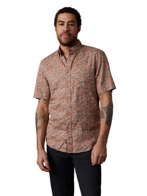 Short-Sleeve Breeze Shirt - Rose Island Floral