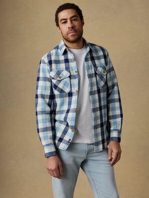 Indigo Overshirt - Indigo Island Buffalo