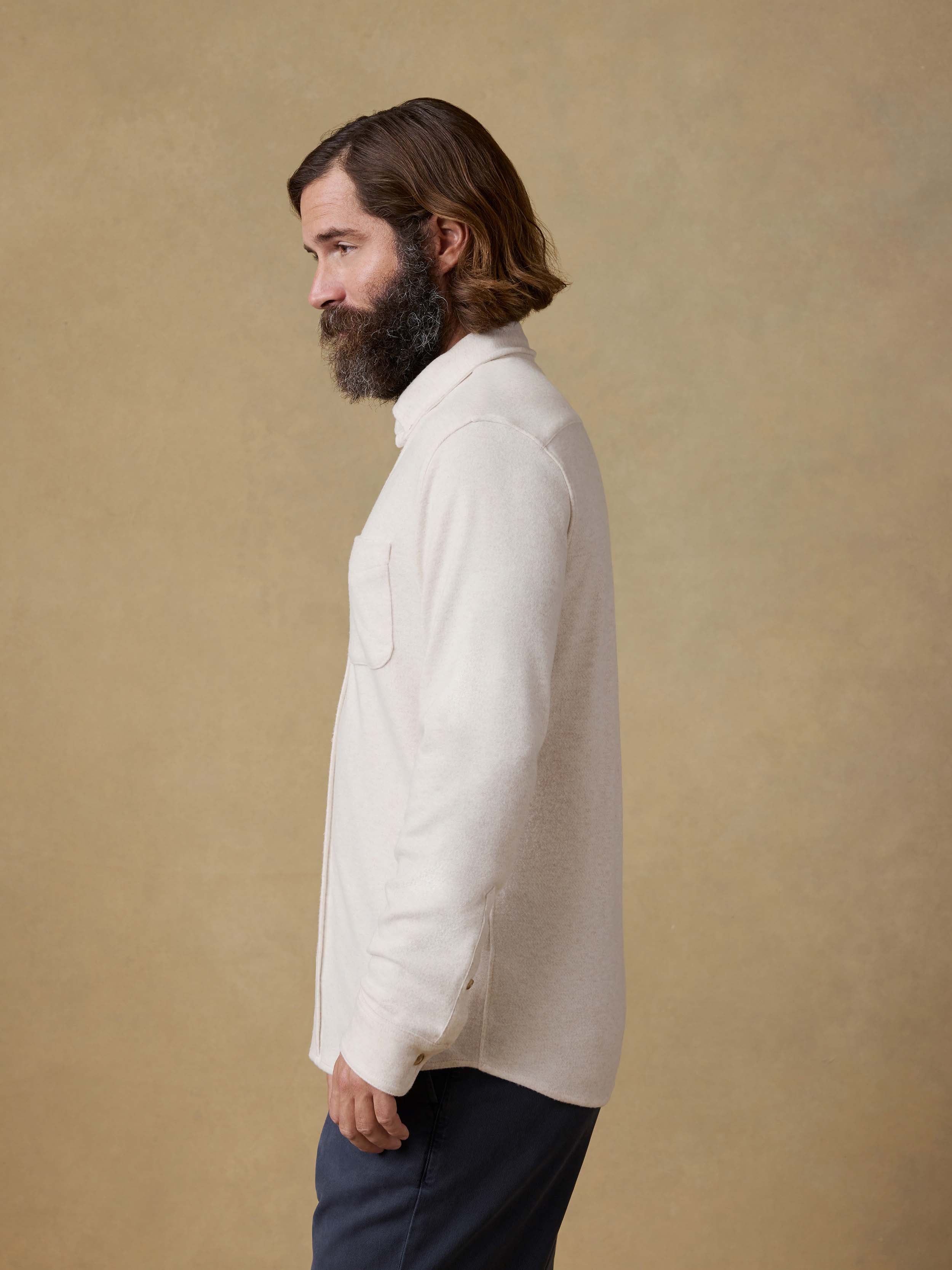 Faherty Men's Legend Sweater Shirt (Single Pocket) Faherty Men's Legend Sweater Shirt (Single Pocket)