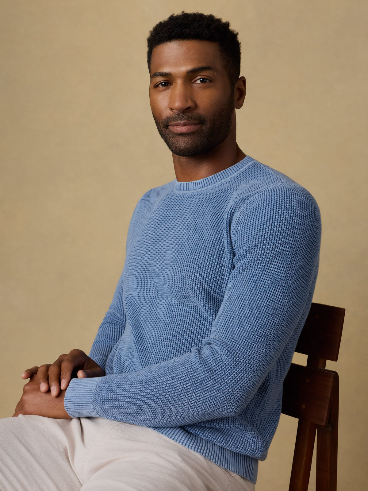 Sunwashed Crewneck Sweater Sea