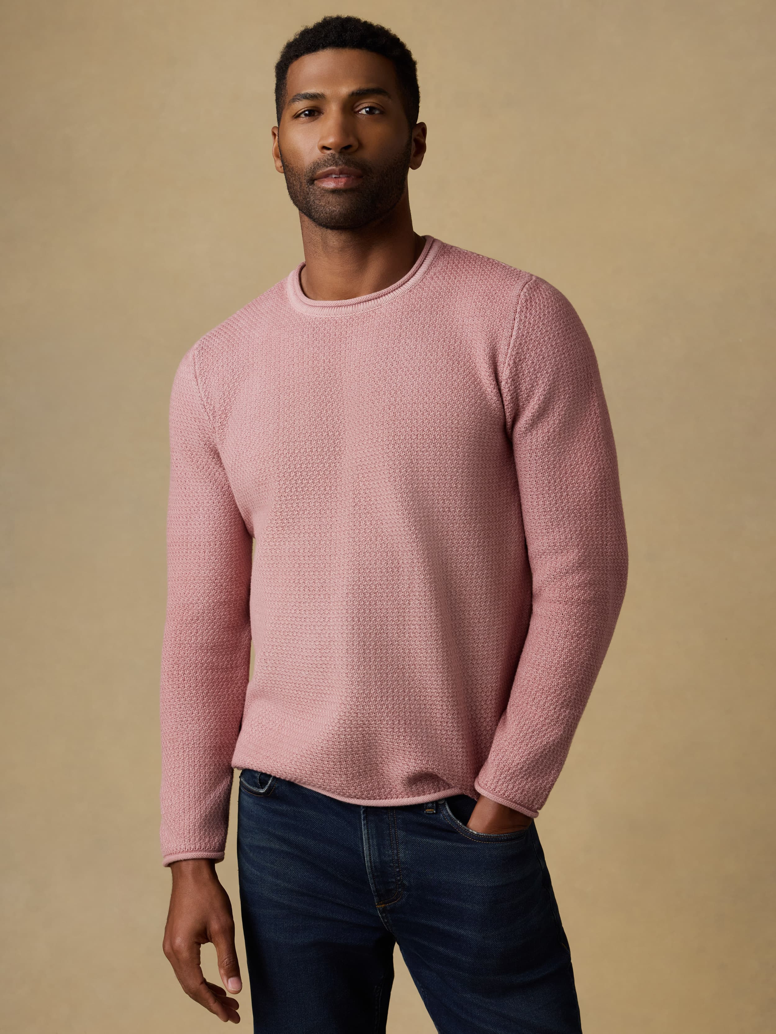  | Sunwashed Dockside Sweater - Adobe | Faherty Brand
