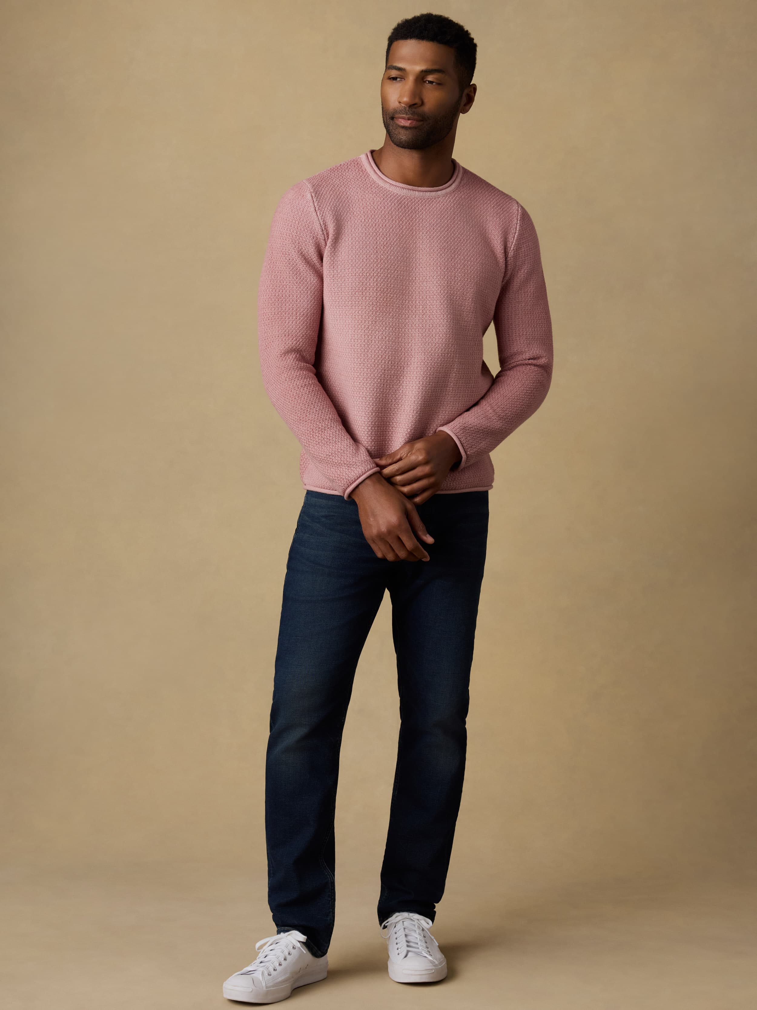  | Sunwashed Dockside Sweater - Adobe | Faherty Brand