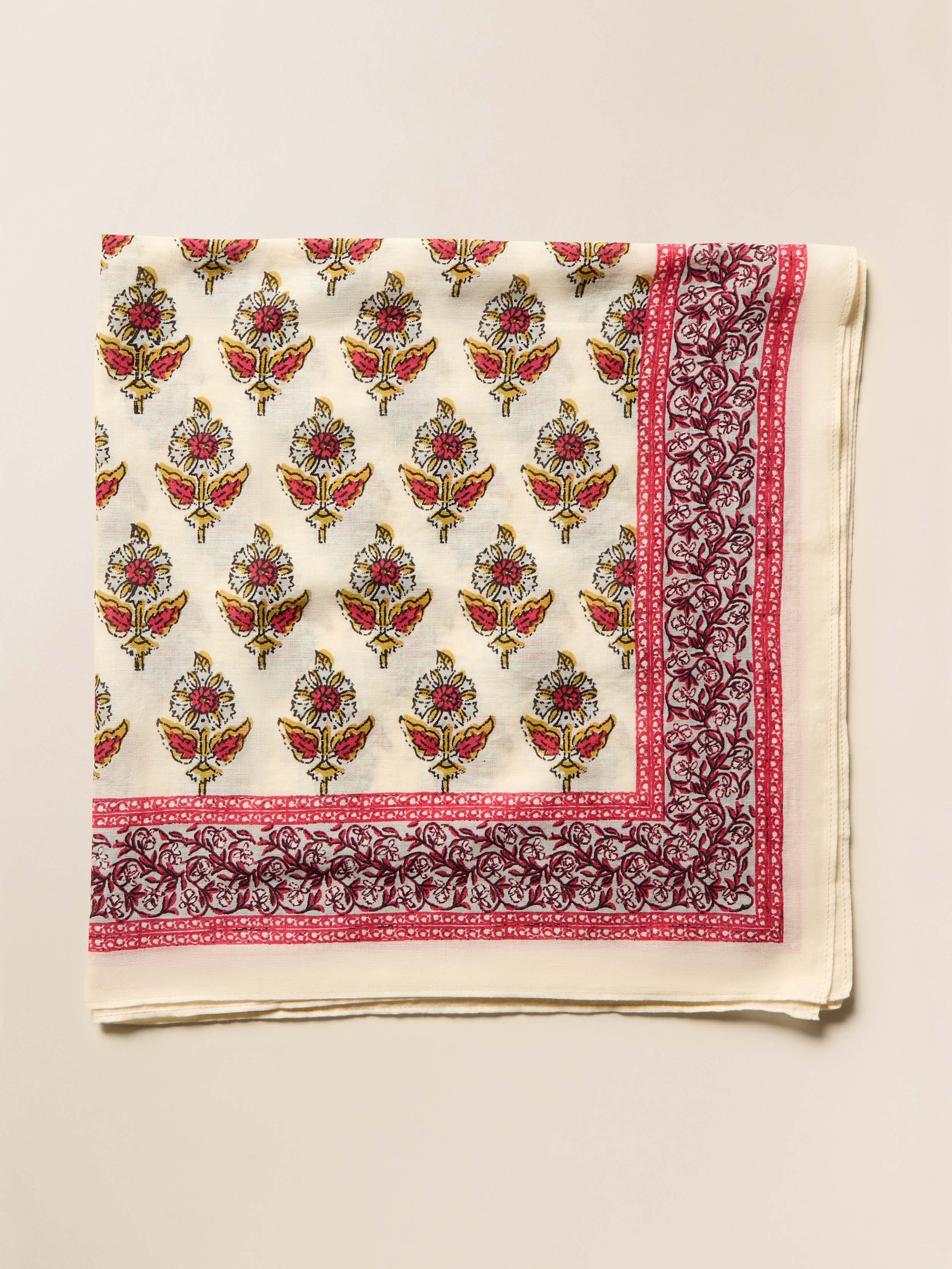Antique Bouquet Bandana - Egret Multi | Faherty Brand