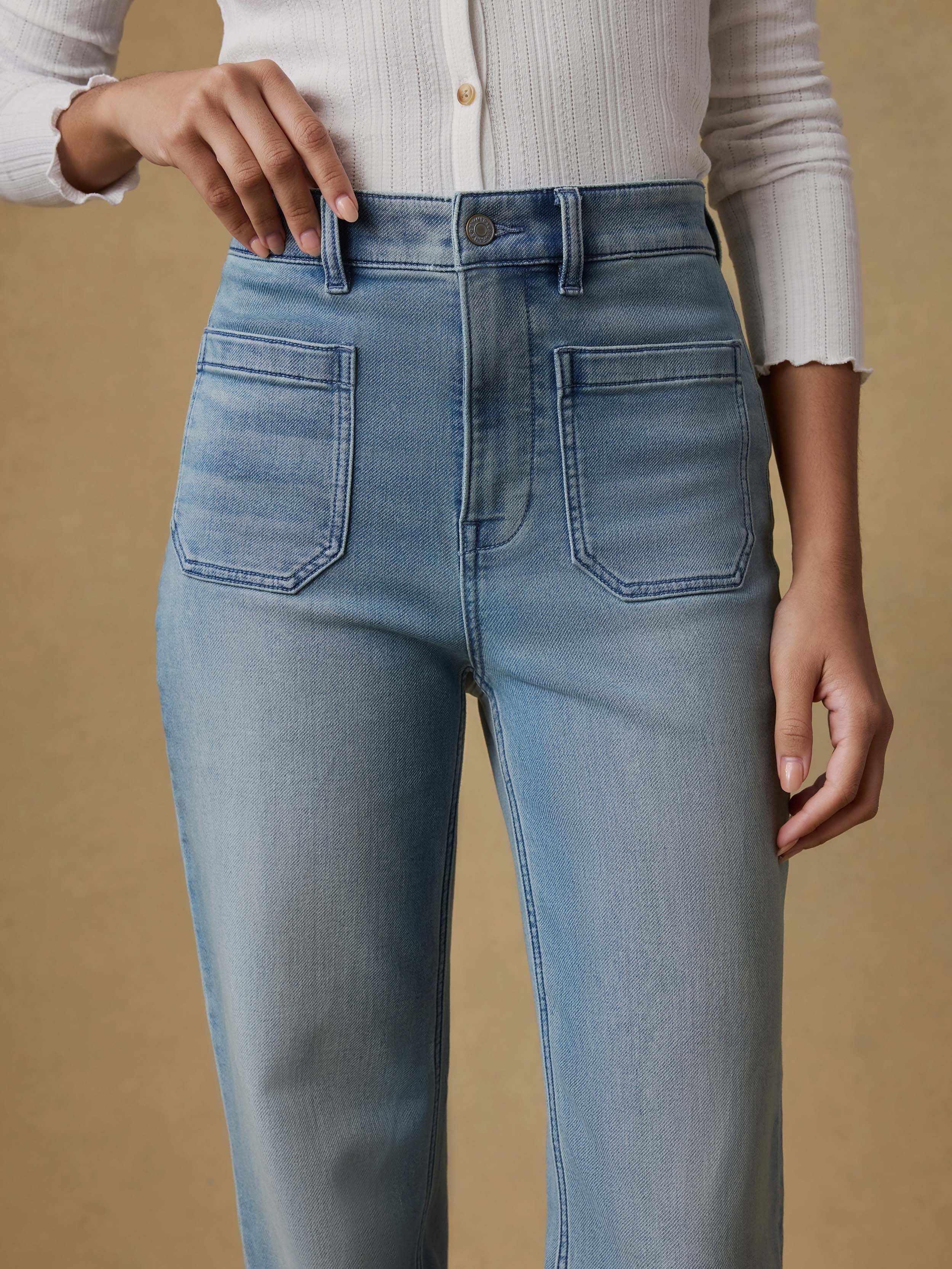 パンツ SOE READY TO WEAR Washed 5Pocket Slacks Stretch Terry Patch Pocket Pant - Eastern Shore Wash | Faherty Brand