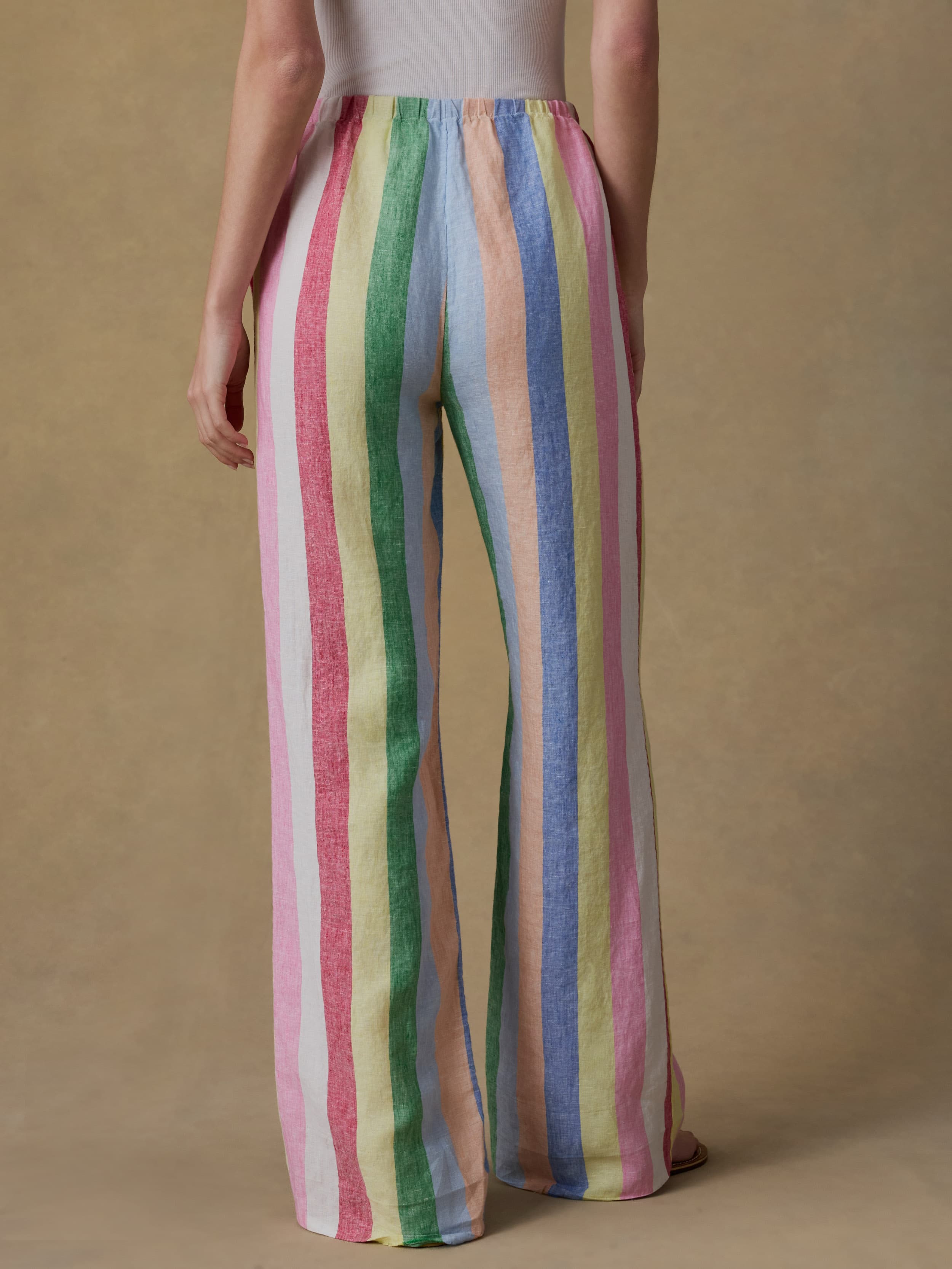 Laidback Linen Pant - Sunbeam Stripe | Faherty Brand