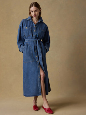 Sunfair Denim Cleo Shirt Dress - Beacon Hill Wash