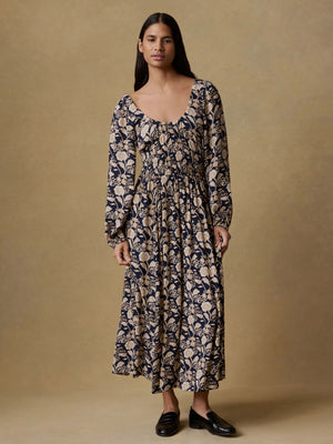 Long-Sleeve Sunseeker Dress - Avignon Floral Print