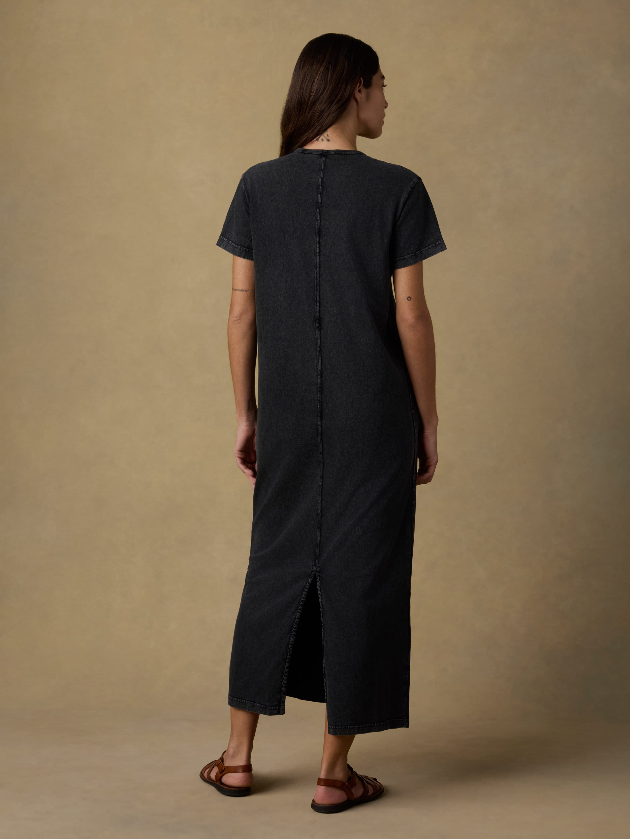 jersey tshirt dress Faherty Women's Recycled Cotton Jersey T-Shirt Dress
