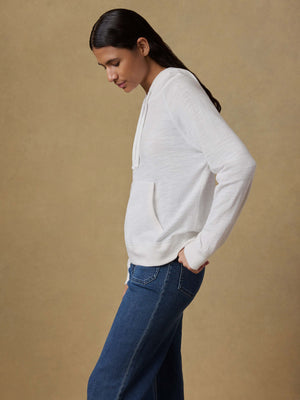 Sunwashed Organic Hoodie - White