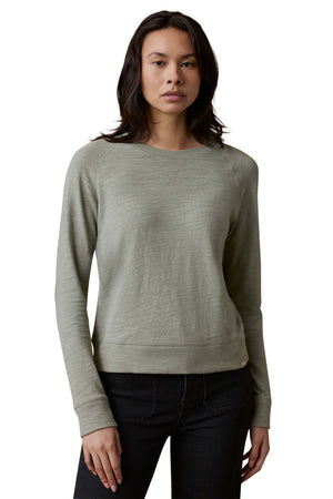 Sunwashed Organic Crewneck - Coastal Sage
