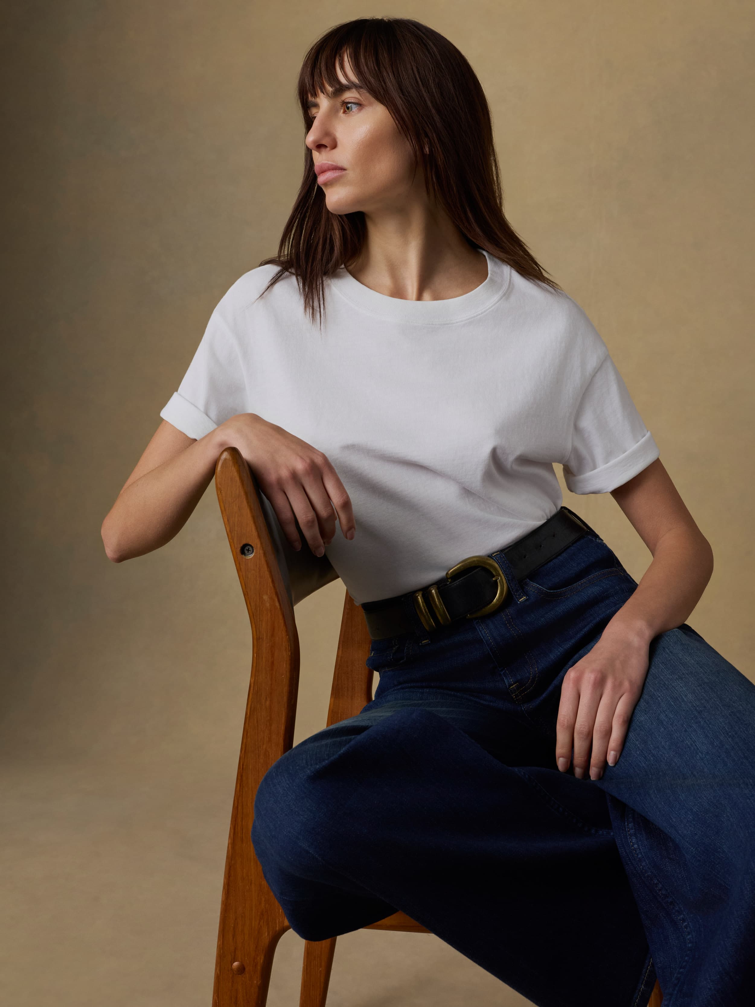 Recycled Cotton Vintage Tee - White | Faherty Brand