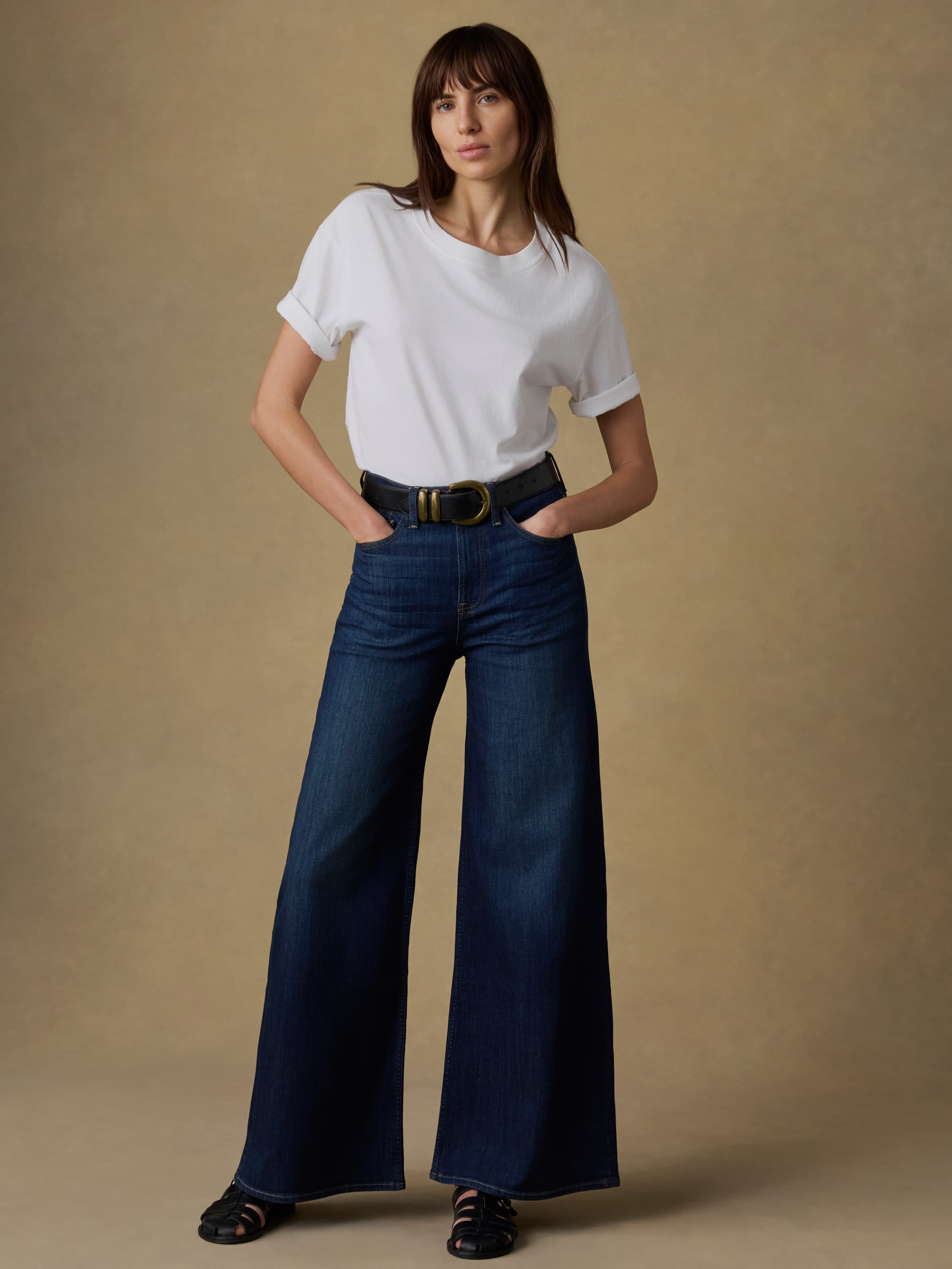 Recycled Cotton Vintage Tee - White | Faherty Brand