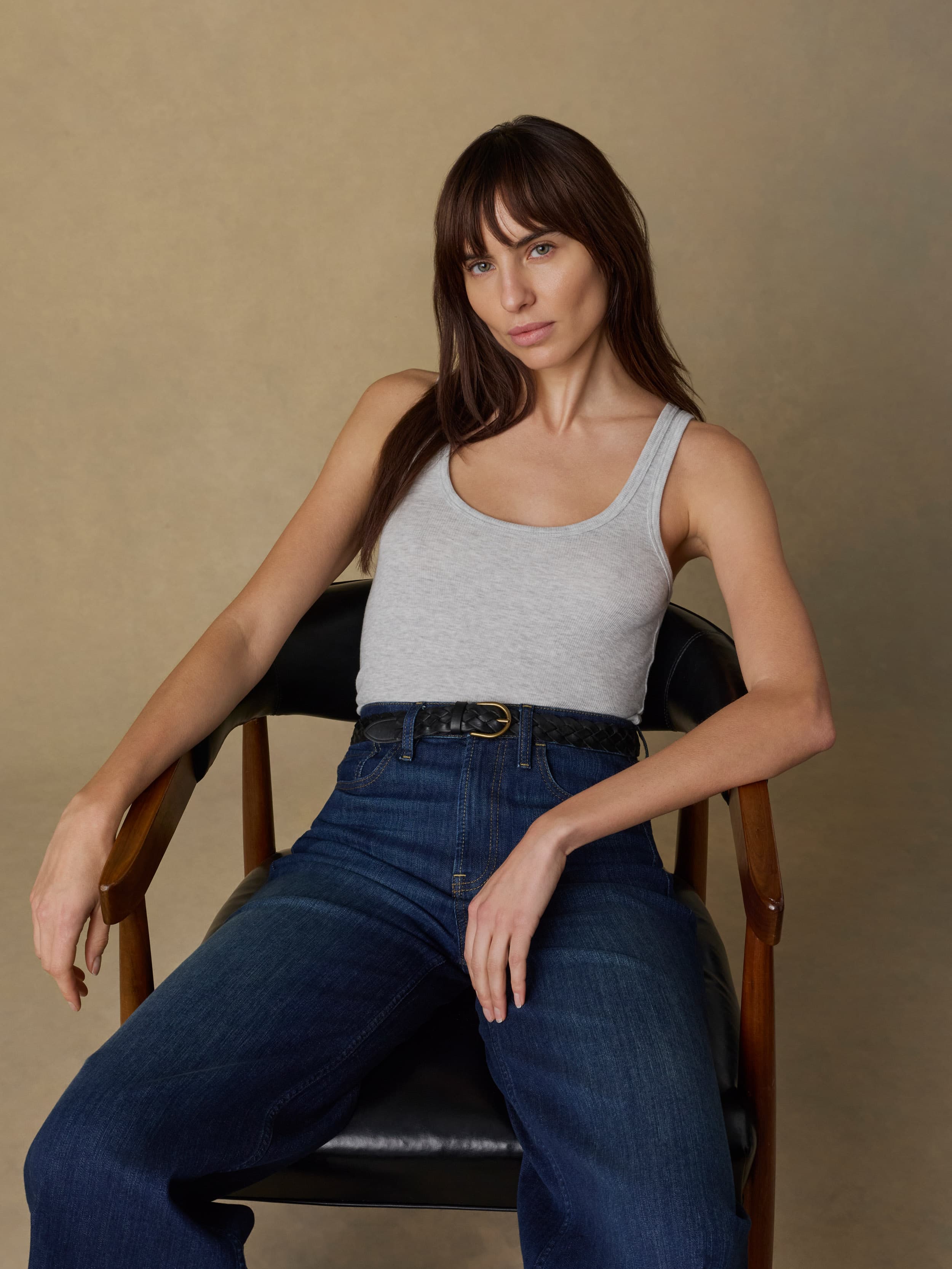 Featherweight Freestyle Tank - Light Grey Heather | Faherty Brand