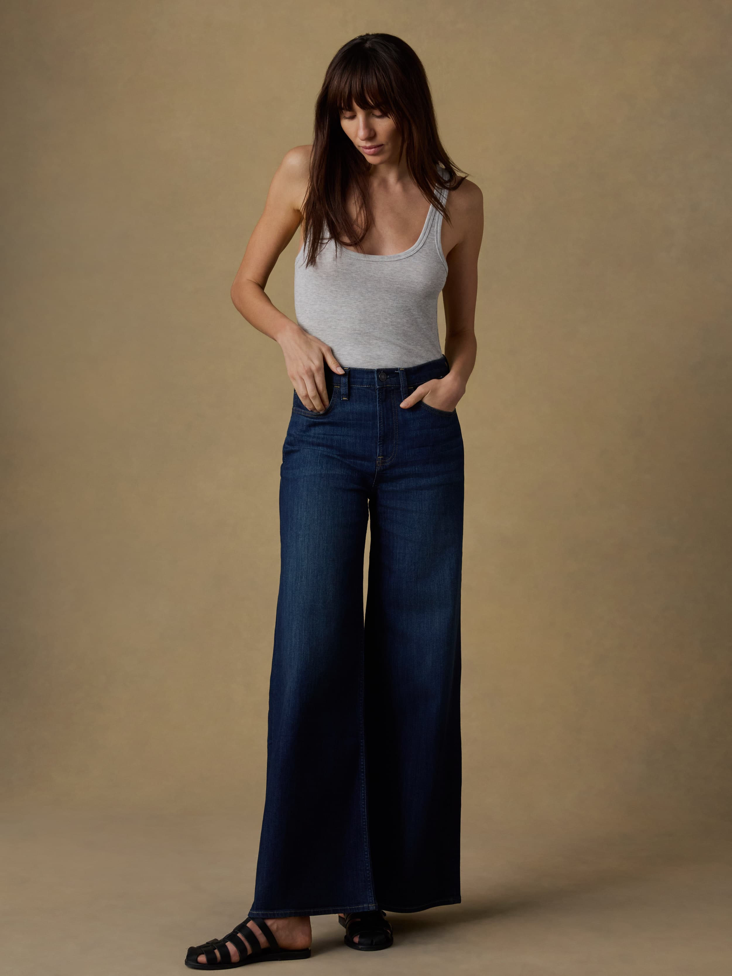 Featherweight Freestyle Tank - Light Grey Heather | Faherty Brand