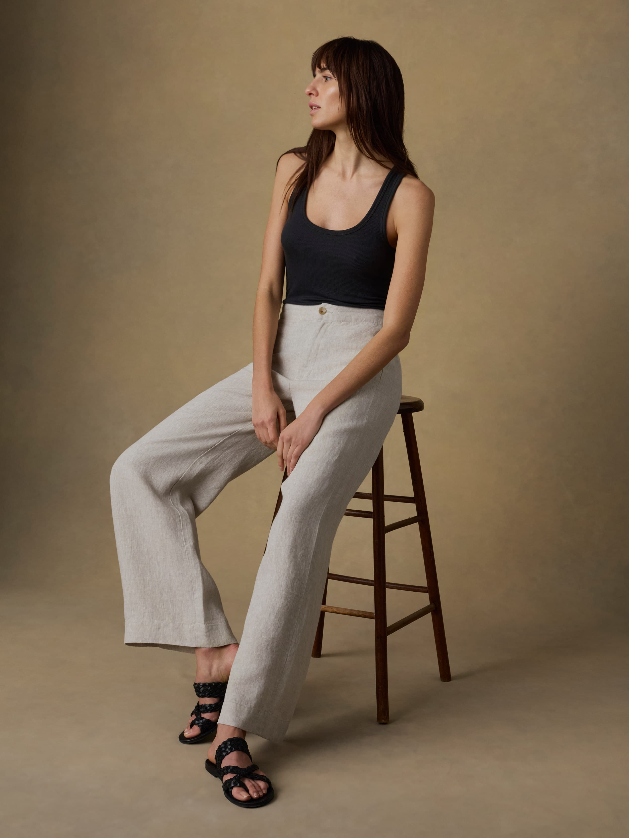 Featherweight Freestyle Tank - Washed Black | Faherty Brand