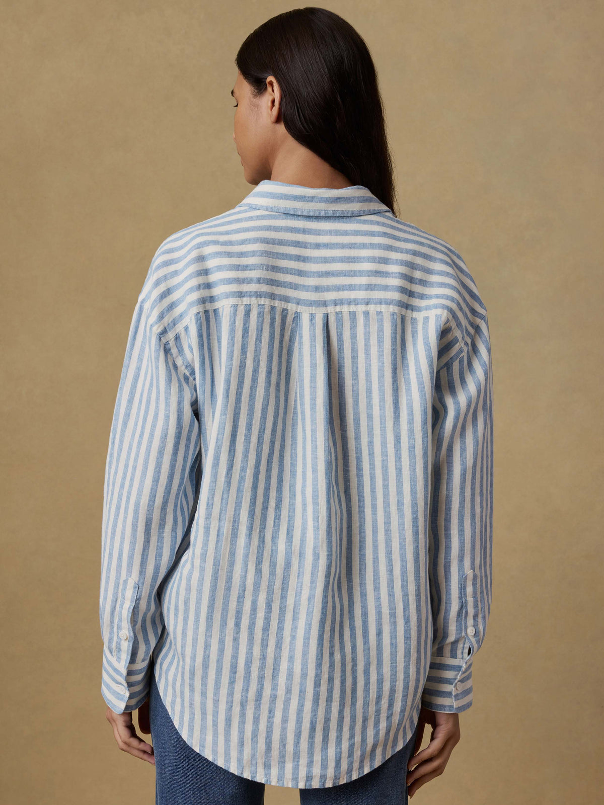 Faherty Women's Laguna Linen Relaxed Shirt