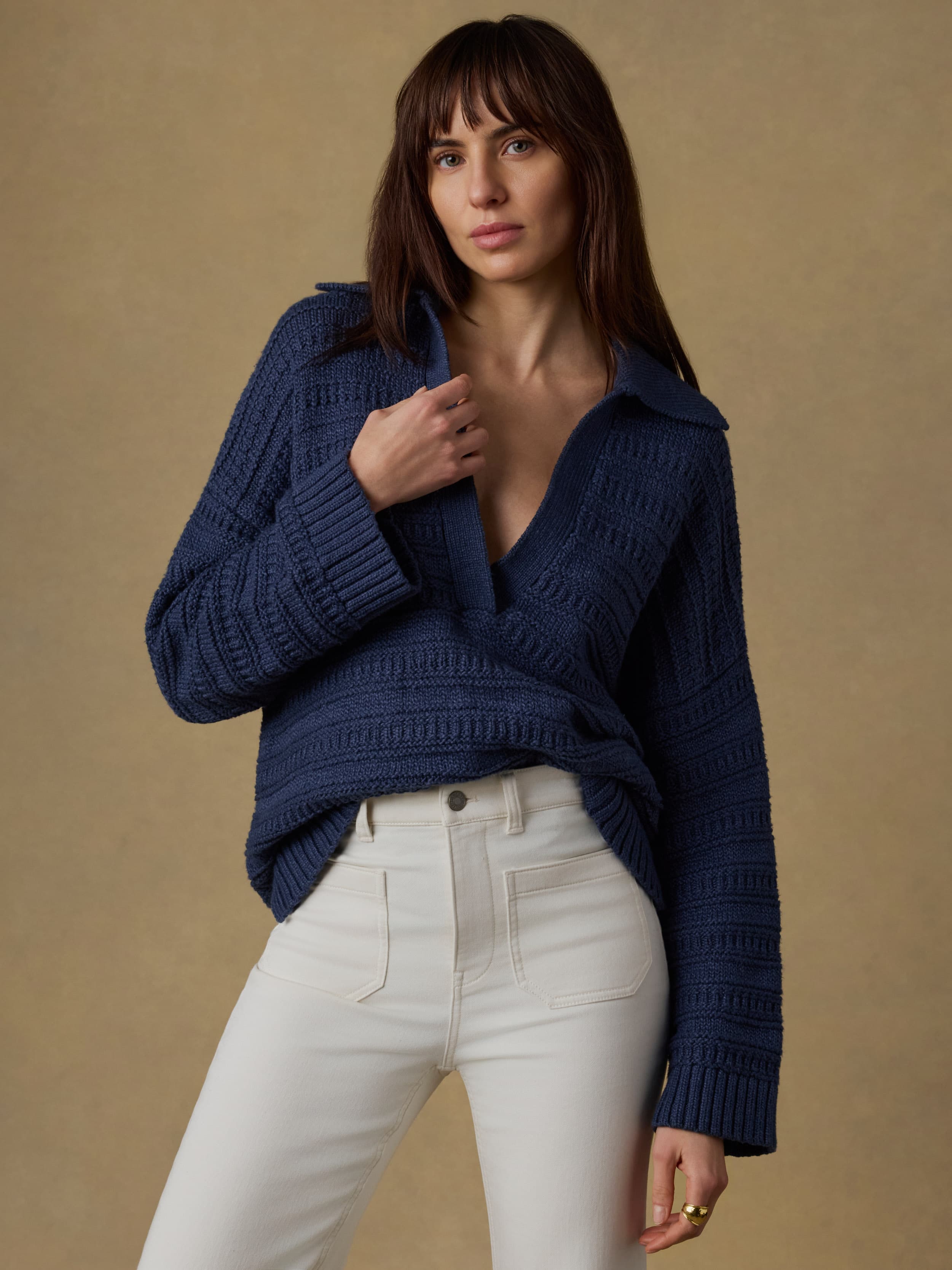 Heirloom Cotton Relaxed Polo - Spellbound | Faherty Brand