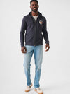 Jackson Hole Terry Zip Hoodie - Washed Black