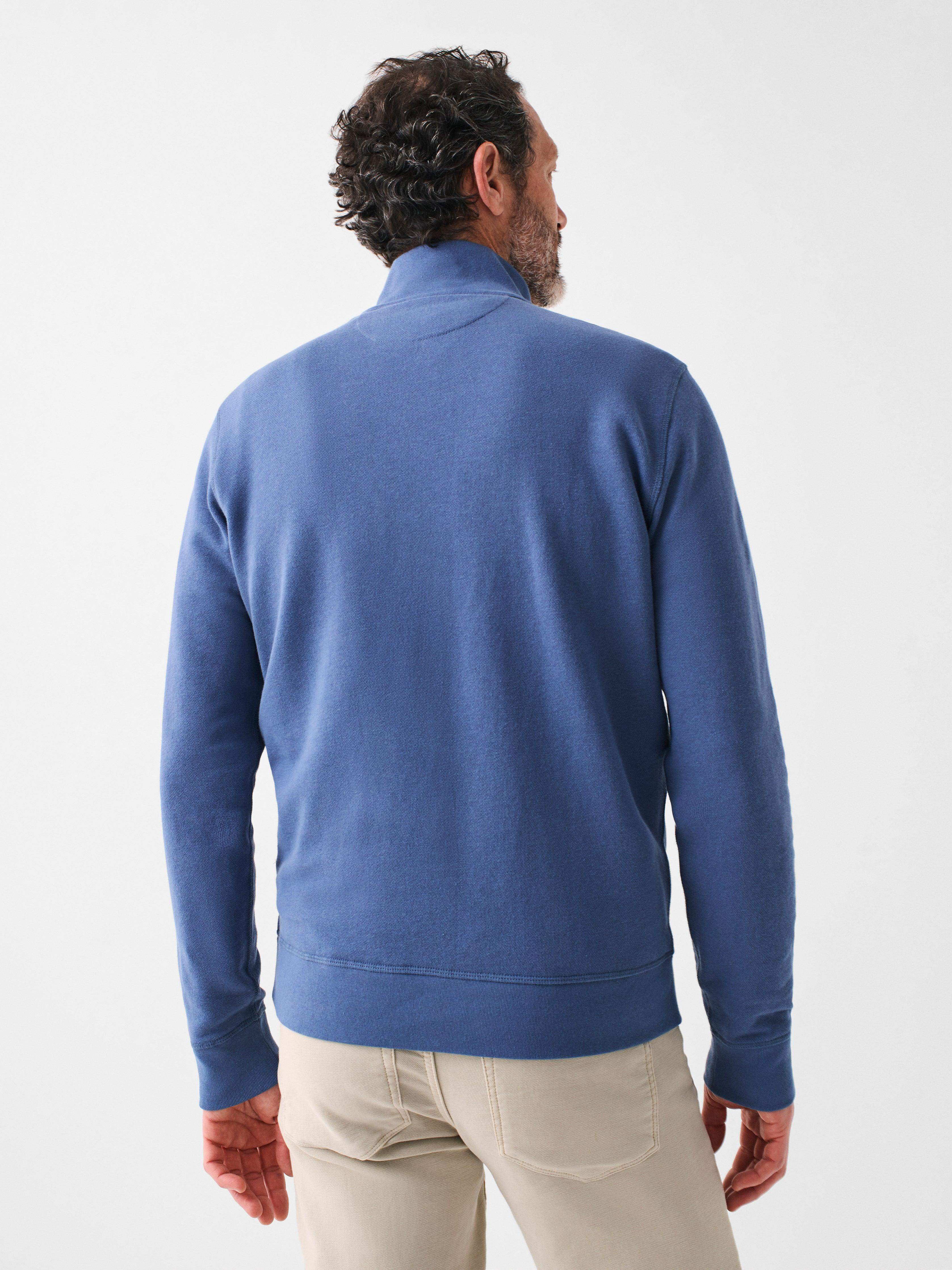 Spring Lake Long-Sleeve Terry Quarter Zip