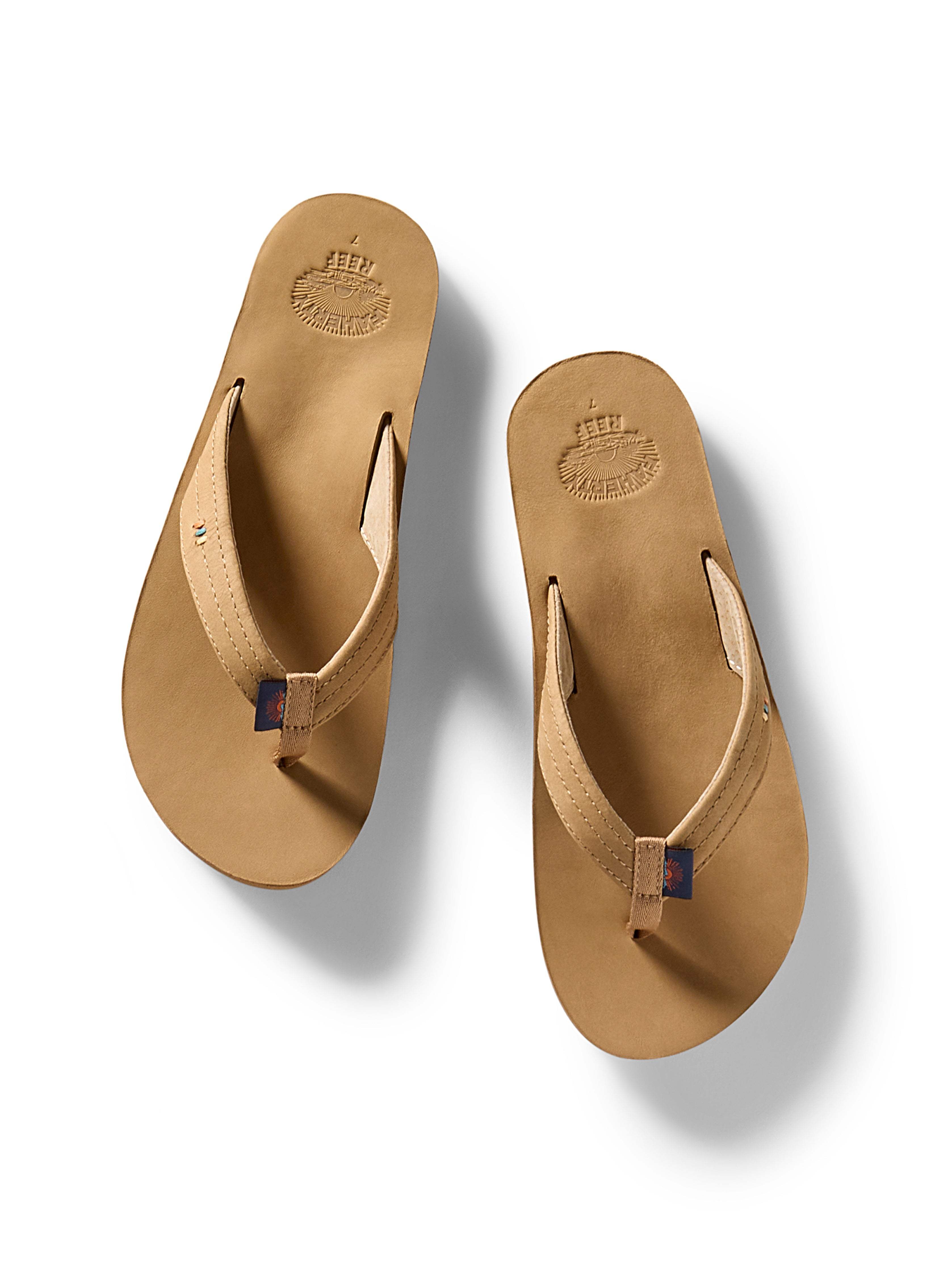 Reef gold shops flip flops