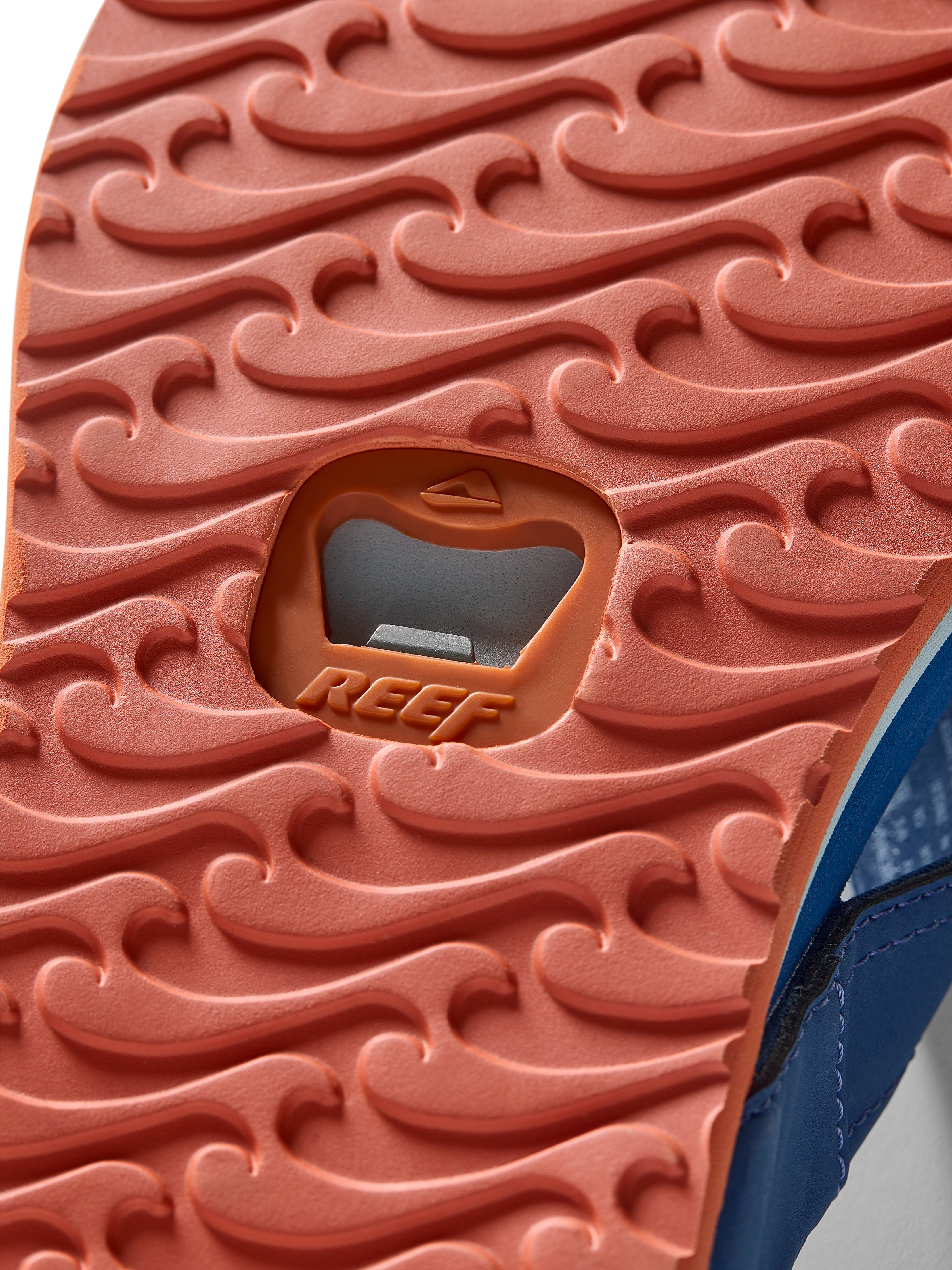 Faherty X REEF Eva Flip Flop - Navy Fishscale