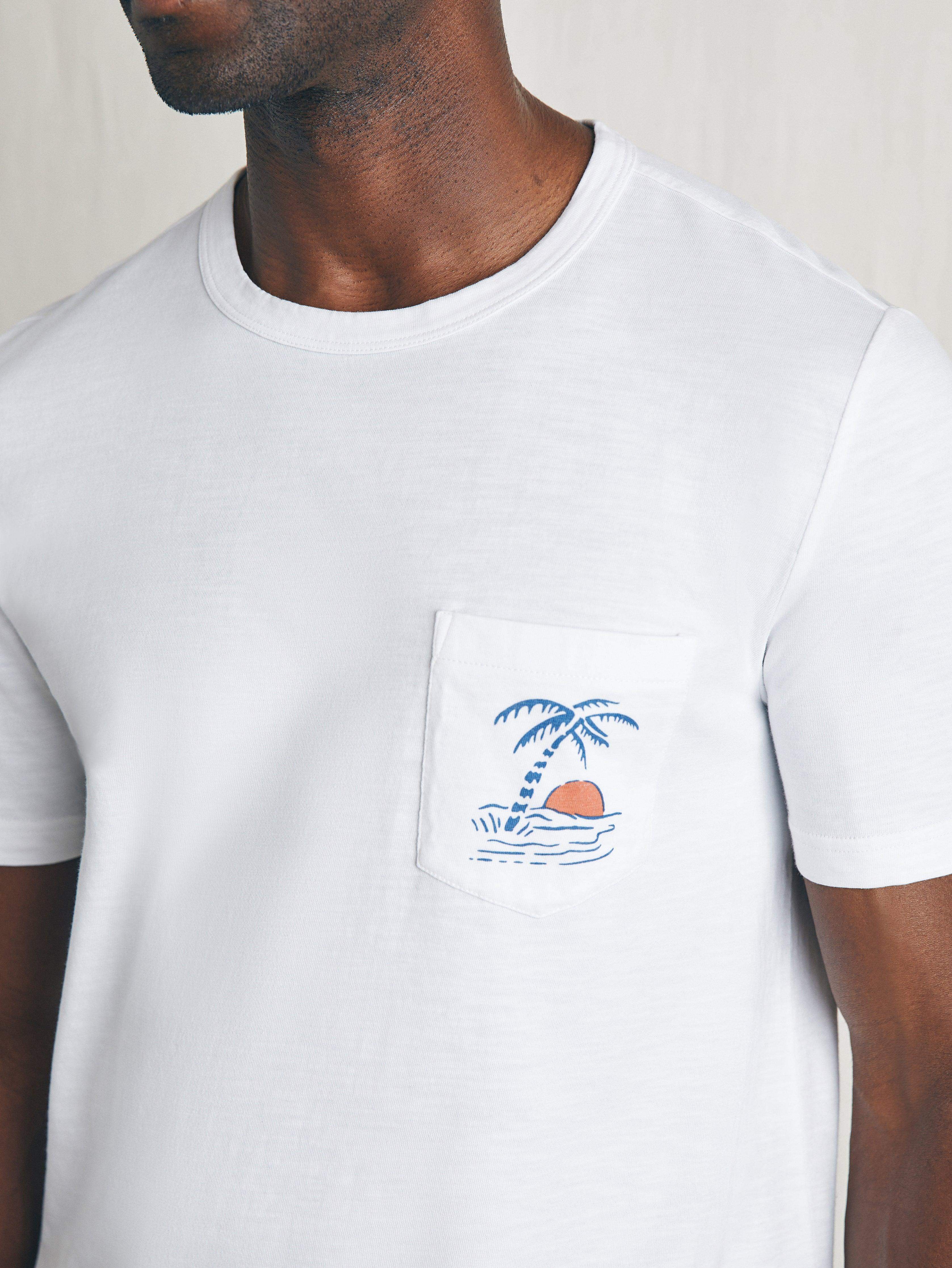 Sunwashed Graphic Tee - White