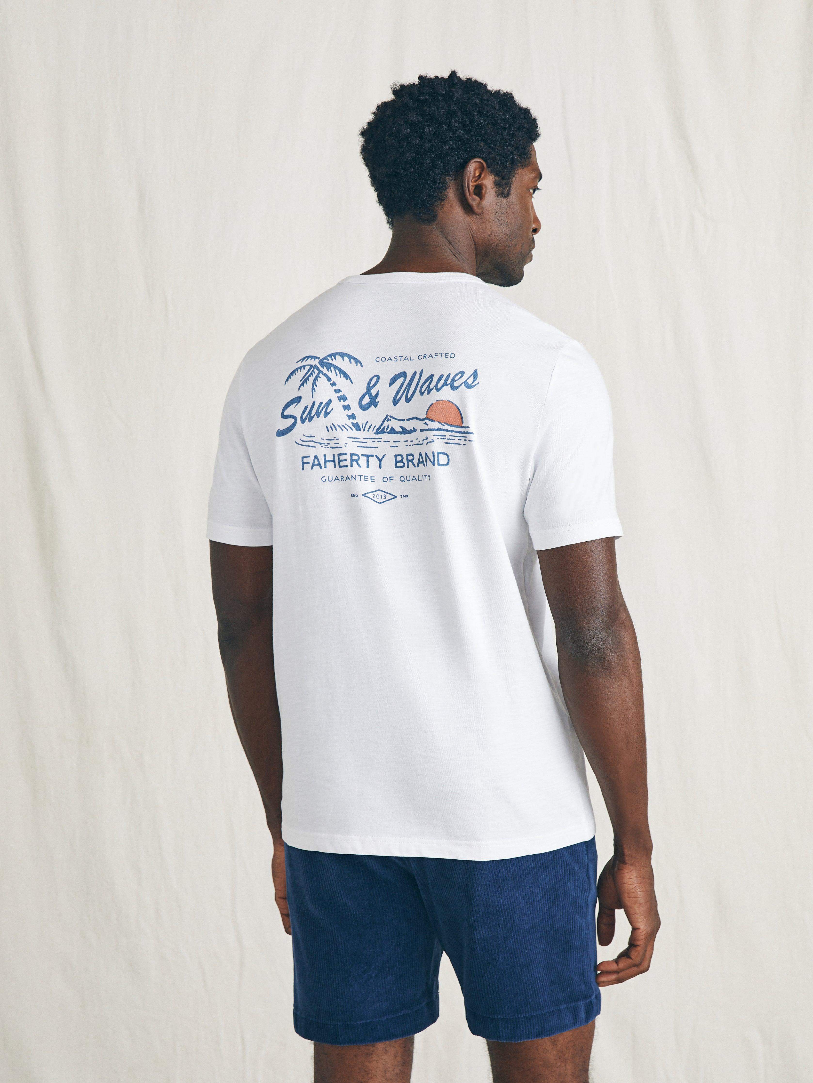 Sunwashed Graphic Tee - White