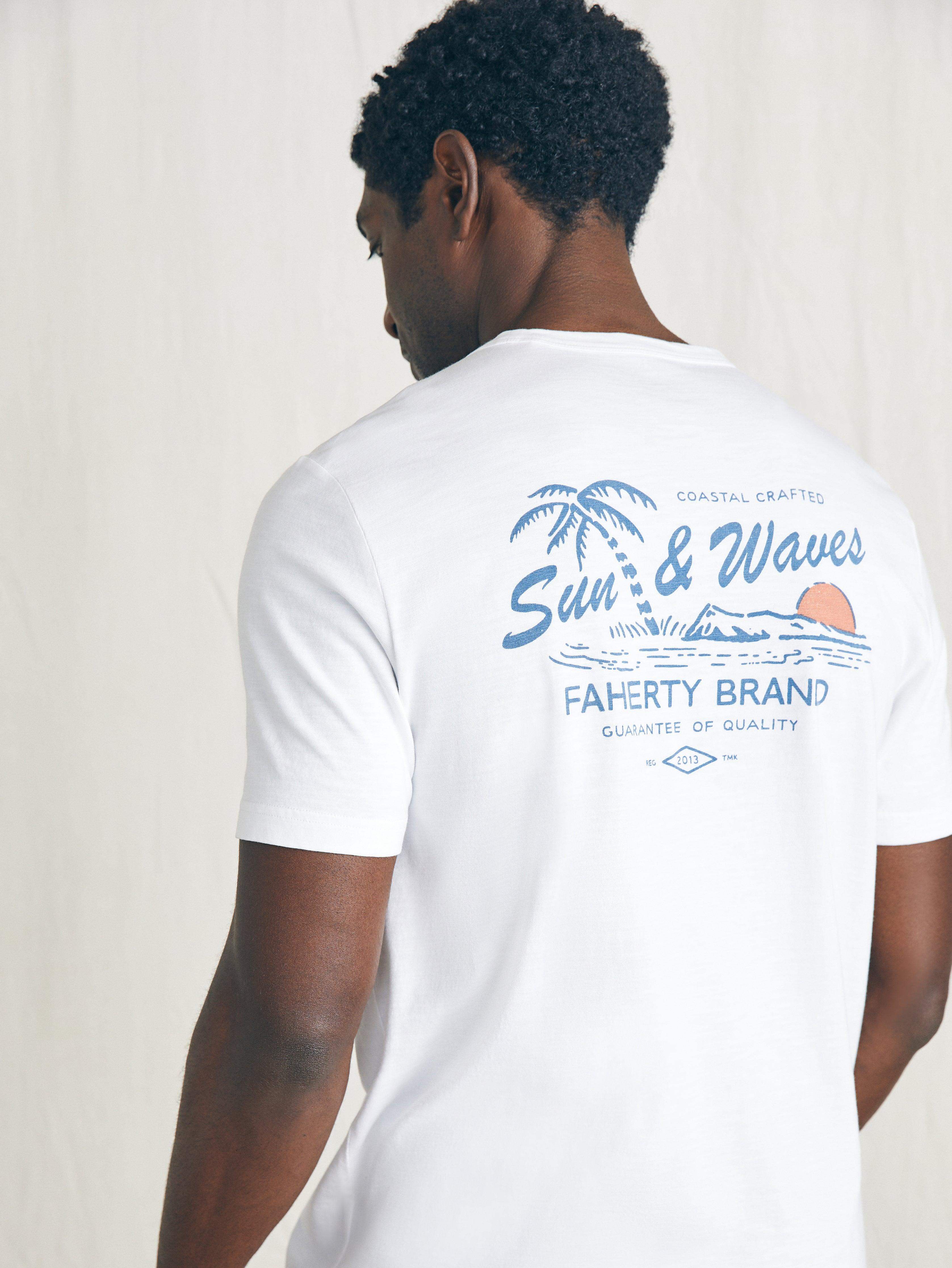 Sunwashed Graphic Tee - White