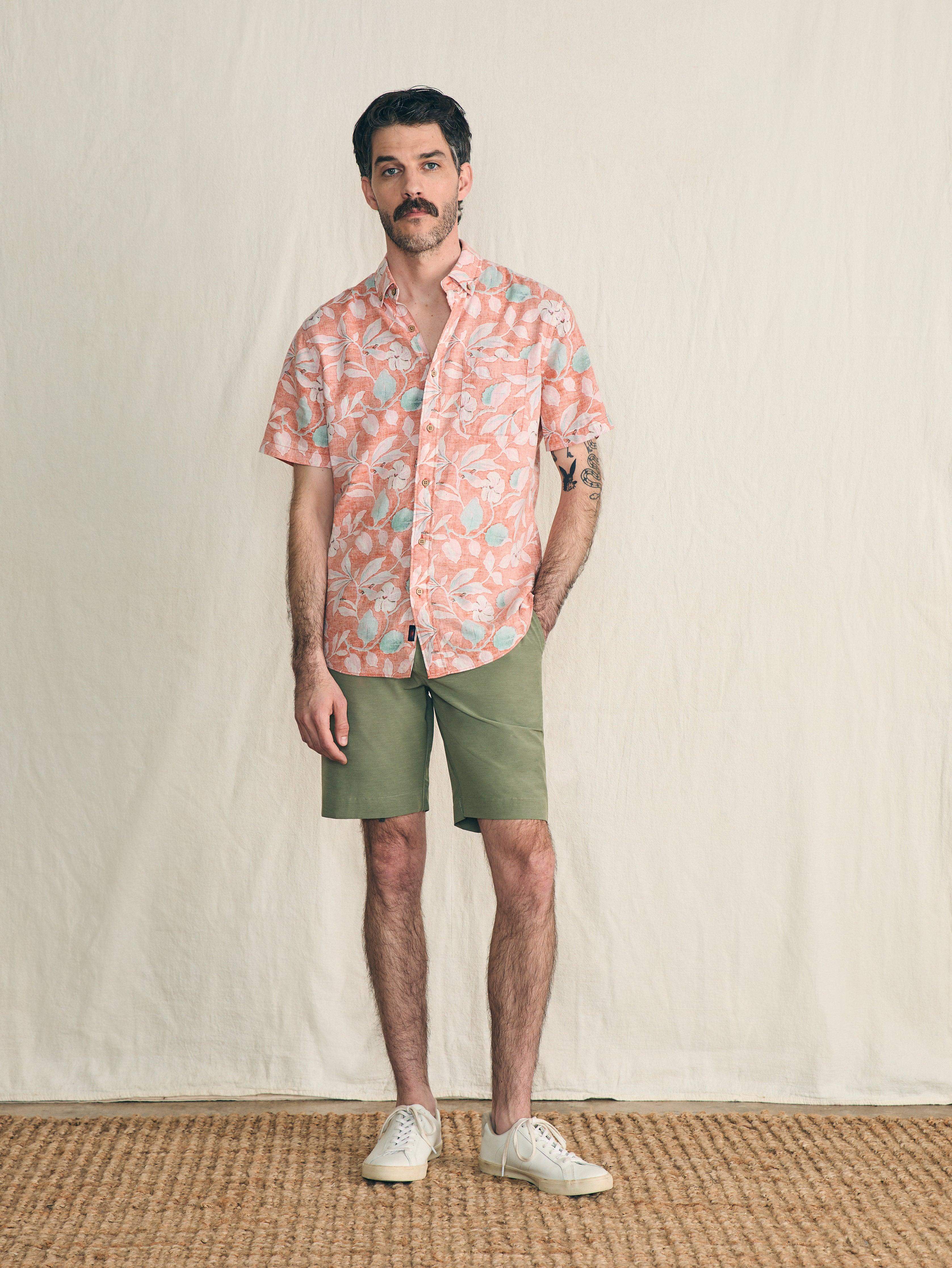 Short-Sleeve Breeze Shirt - Ginger Floral