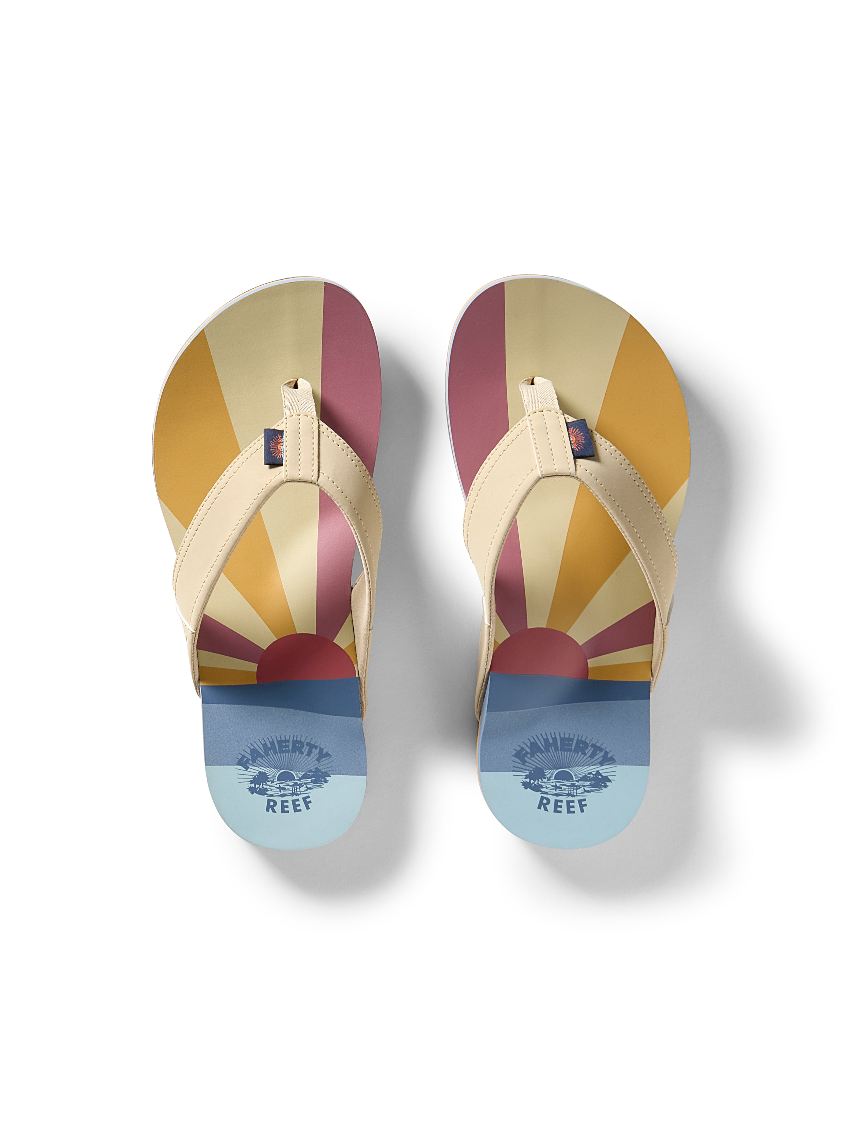 Faherty X REEF Unisex Eva Flip Flop - Sun And Wave