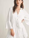 Dune Cotton Gauze Kasey Dress - White