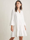 Dune Cotton Gauze Kasey Dress - White