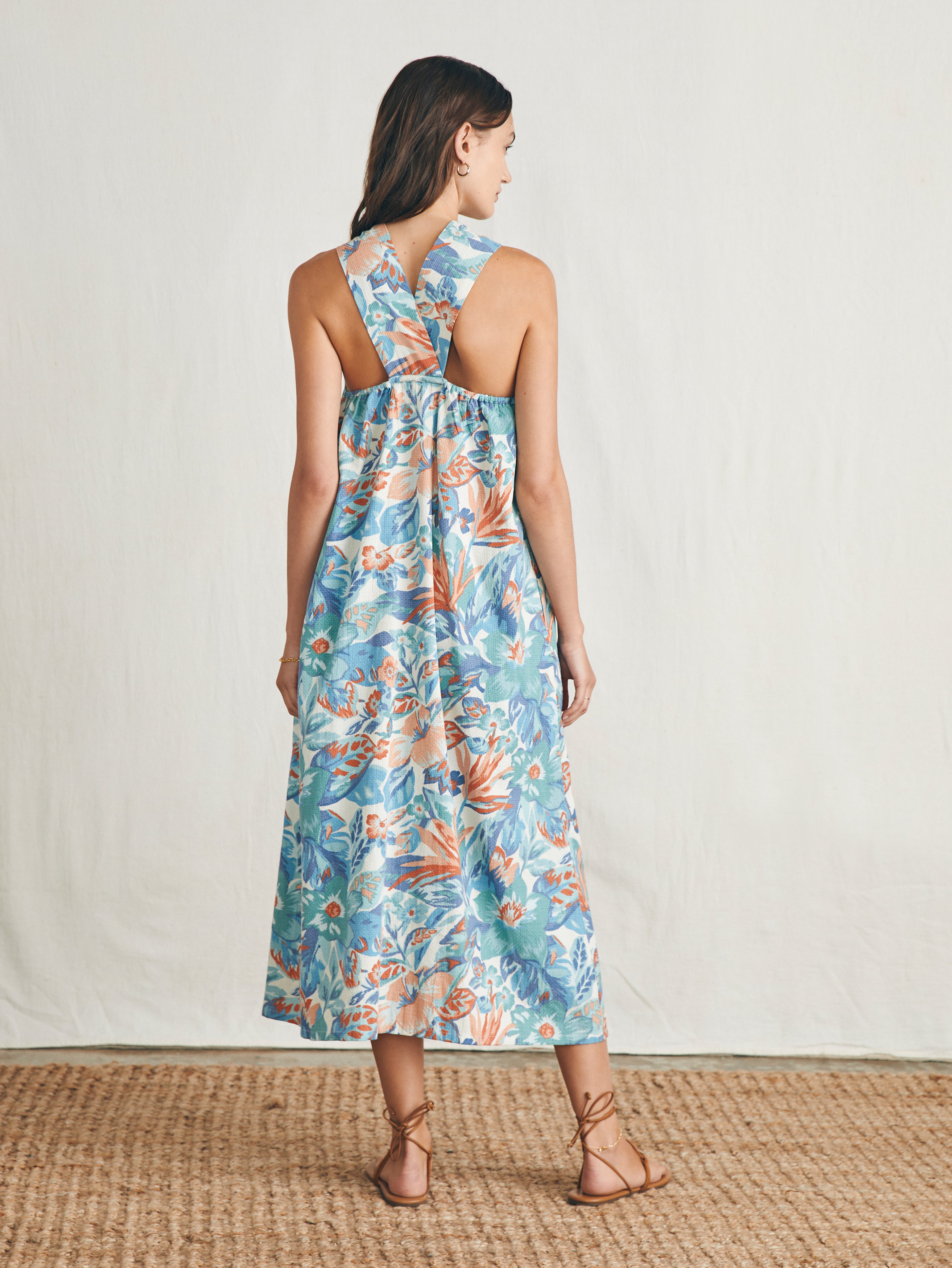 Bay Twist Dress - Paradise Blossom Floral