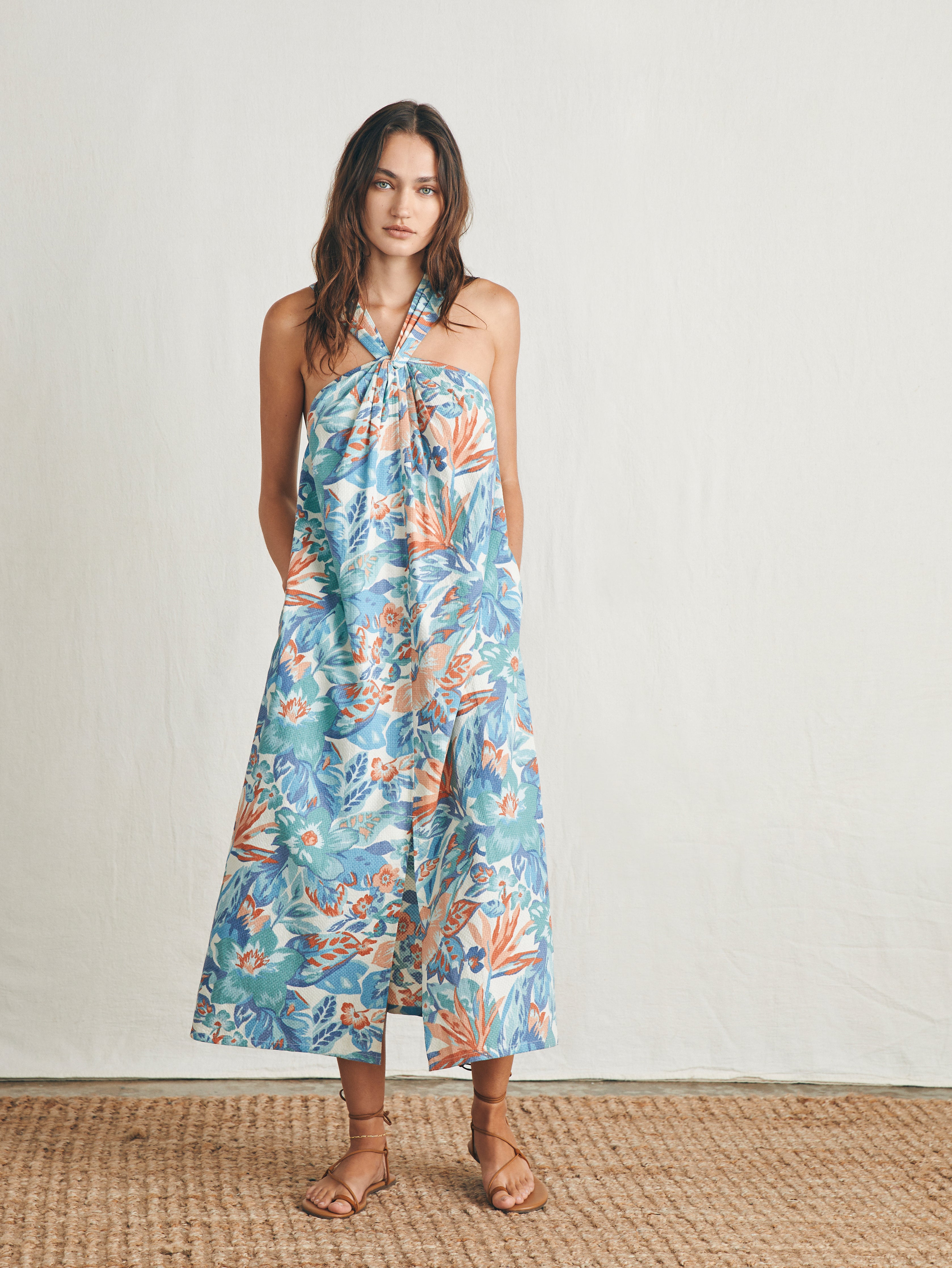 Bay Twist Dress - Paradise Blossom Floral