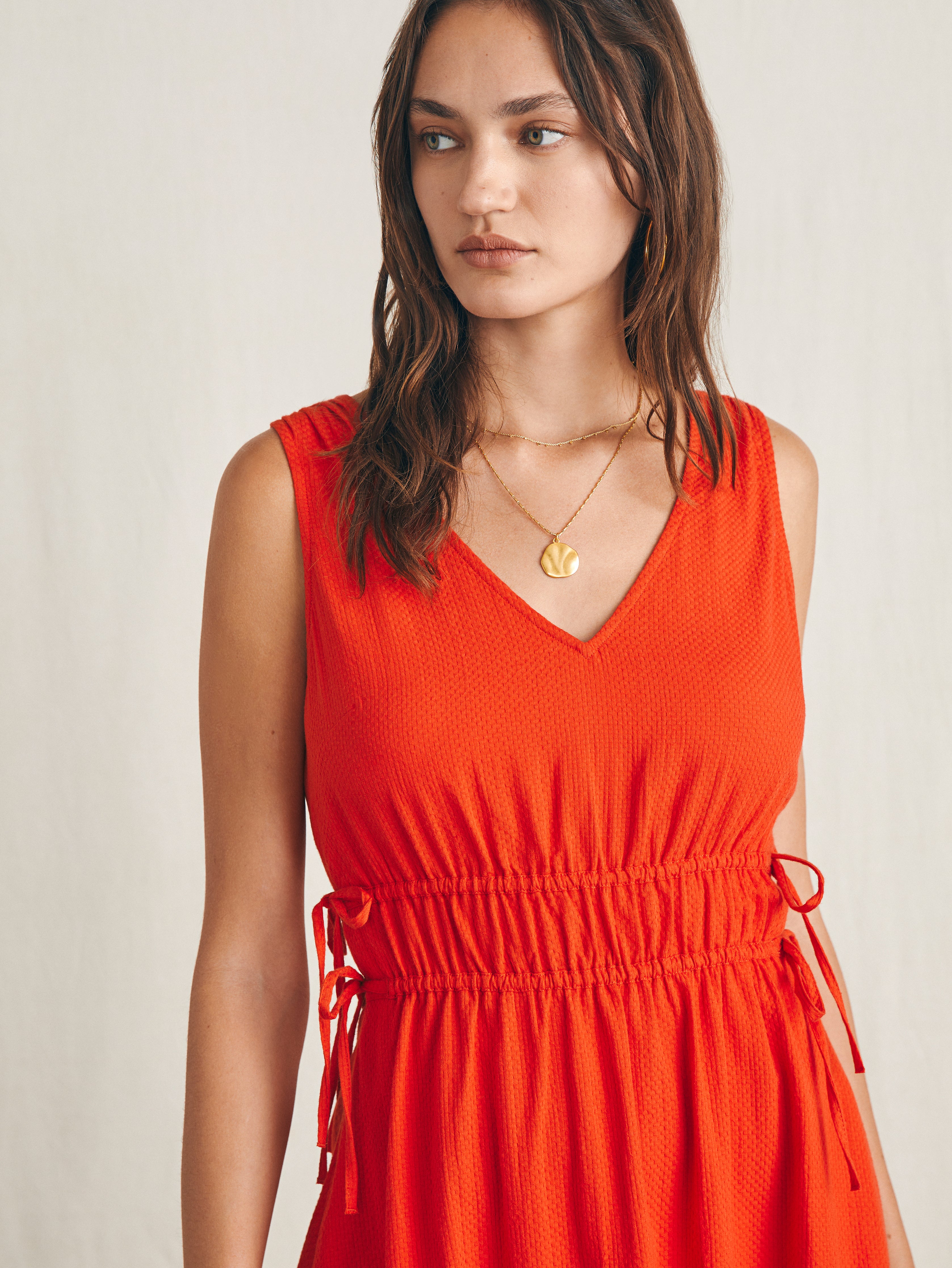 Sandbar Maxi Dress - Poppy Red