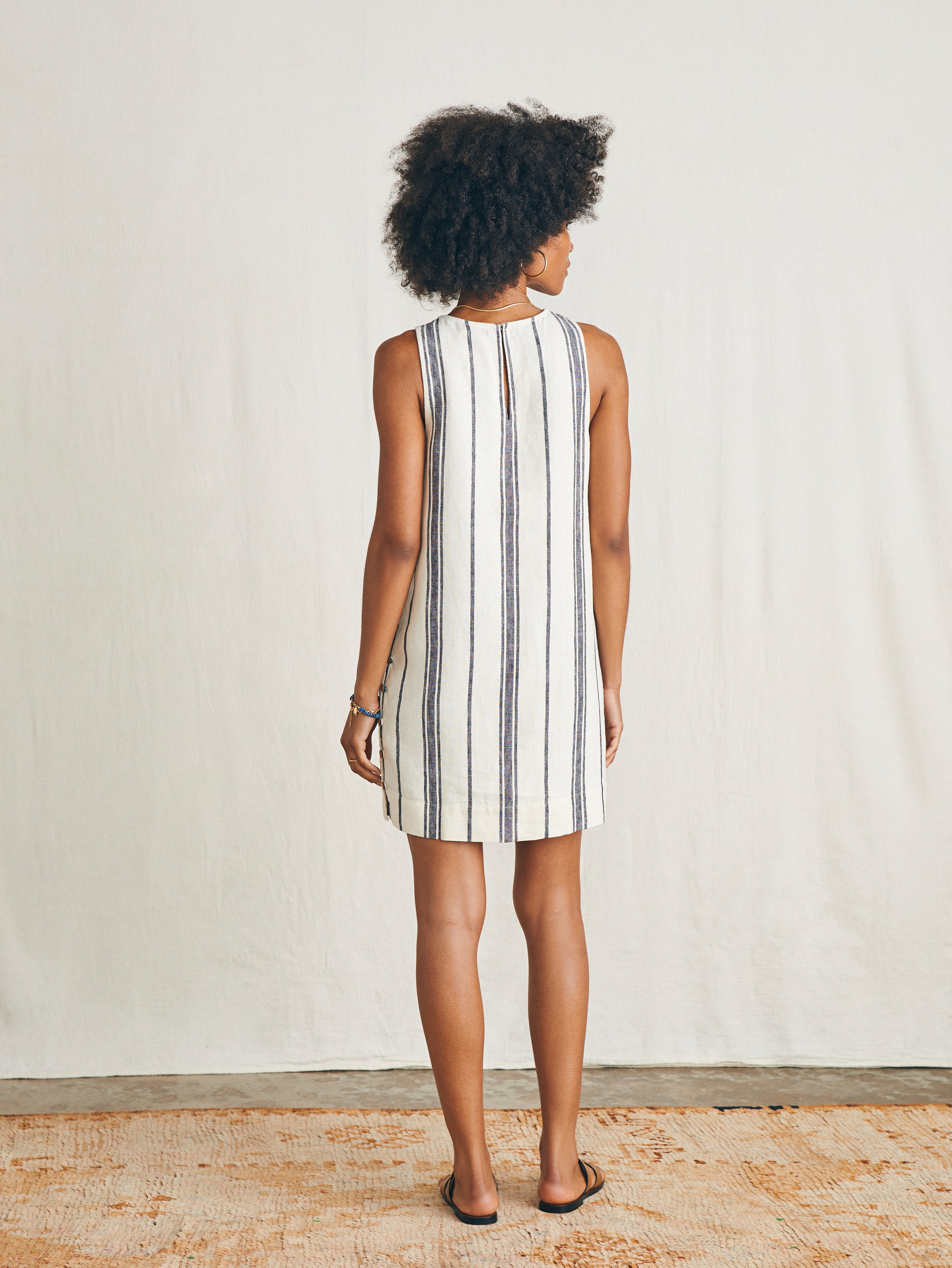 Carini Dress - Santa Cruz Stripe