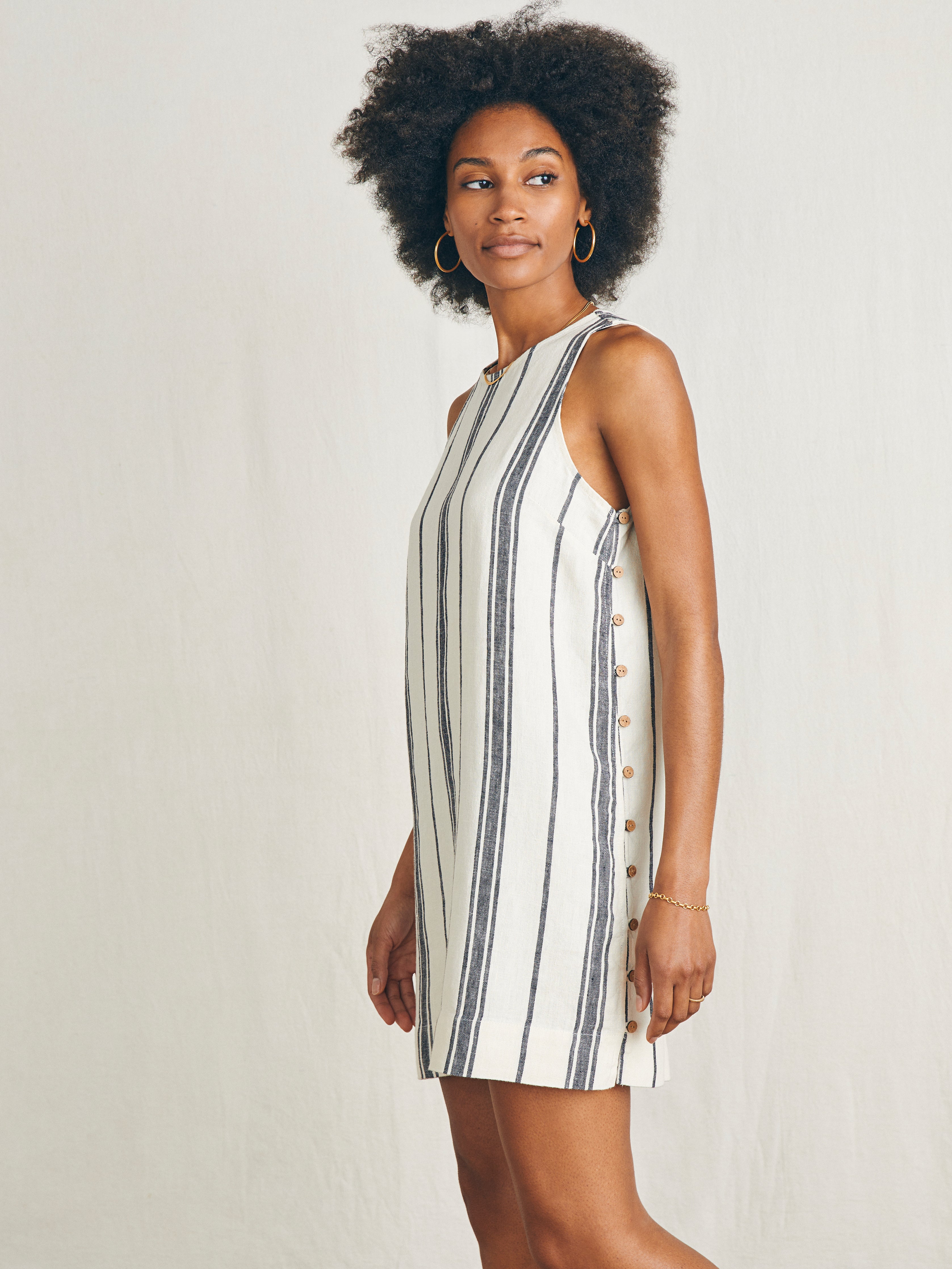 Carini Dress - Santa Cruz Stripe