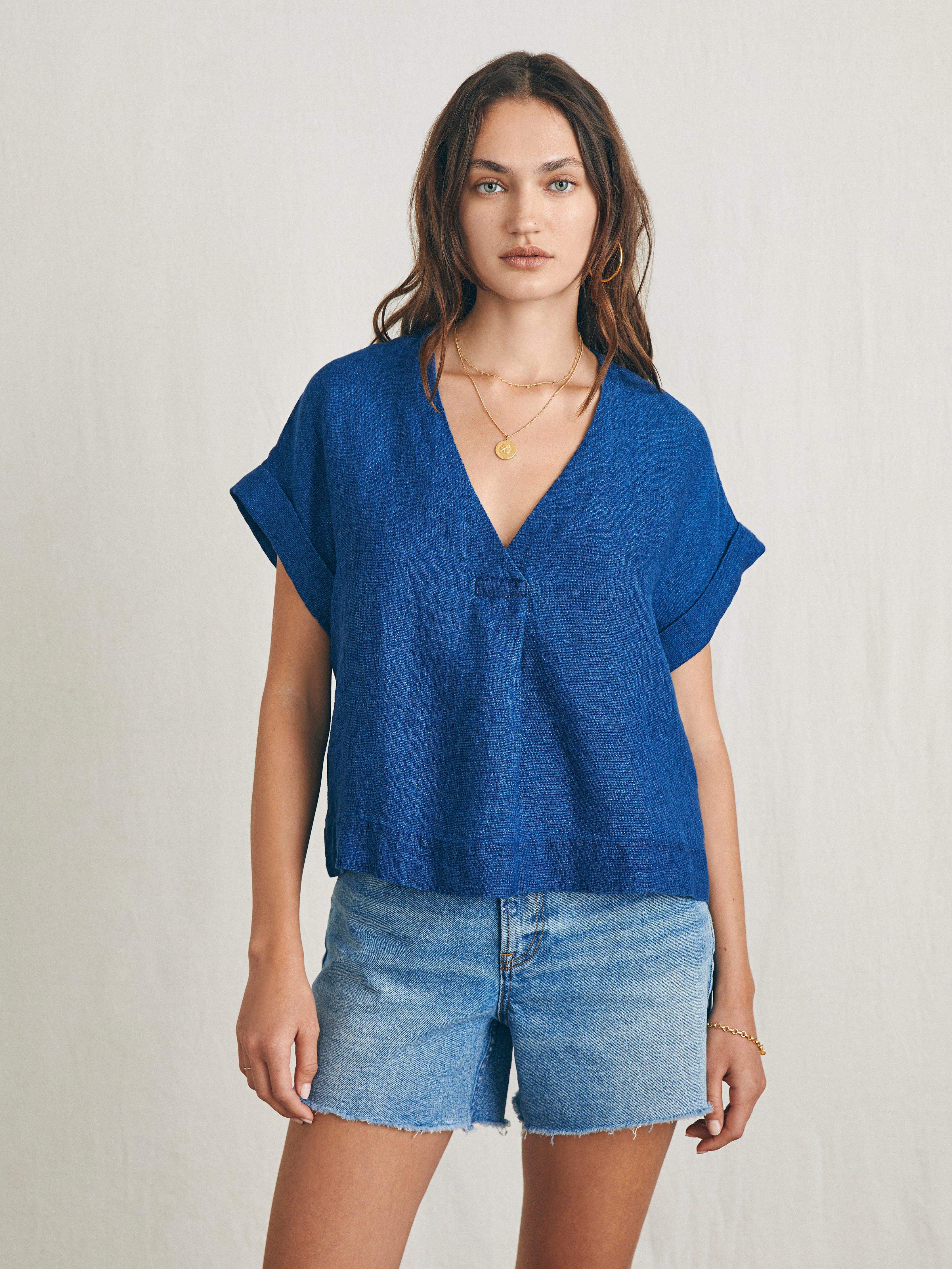 Sanibel Top - Indigo