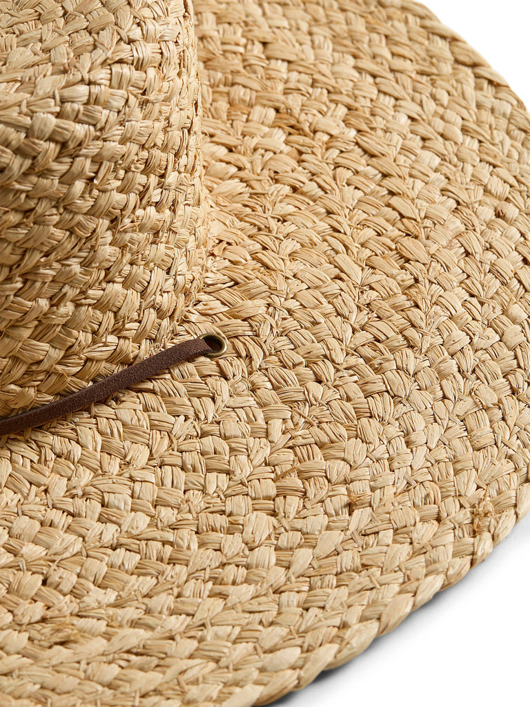 Raffia Lifeguard Hat Natural Faherty Brand