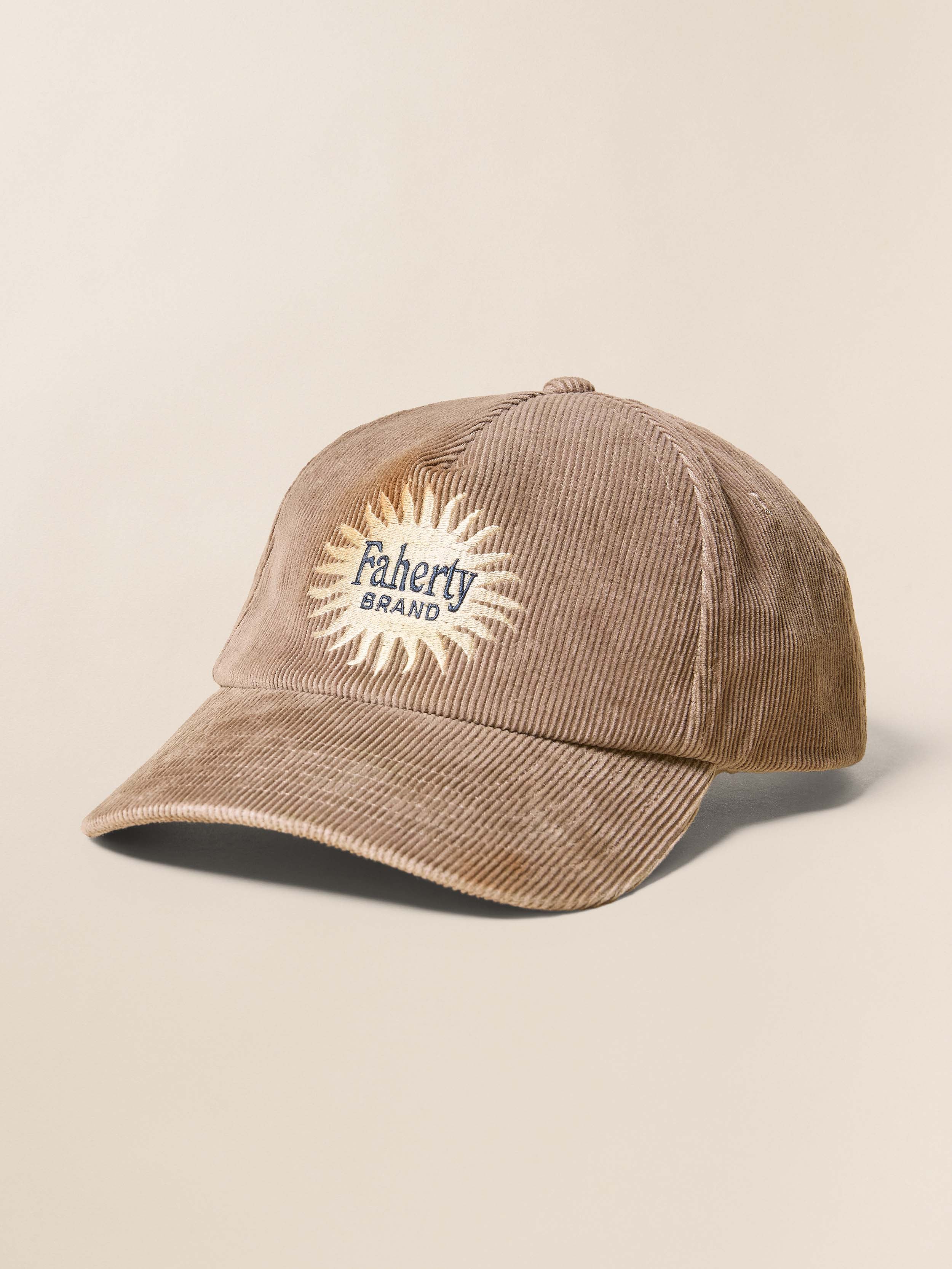 Vintage Cord Baseball Hat - Wood Smoke | Faherty Brand