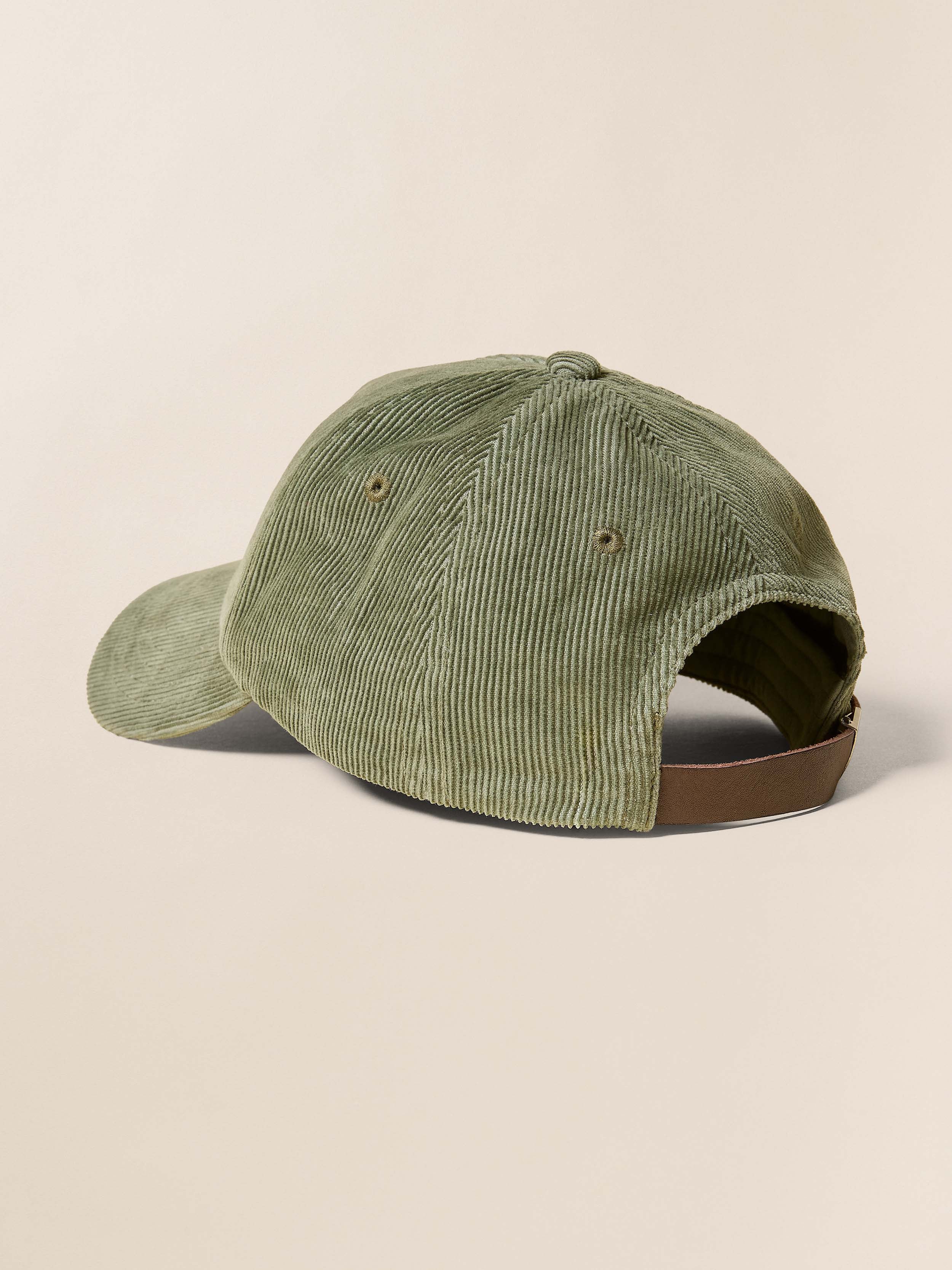 Vintage Cord Baseball Hat - Light Pine