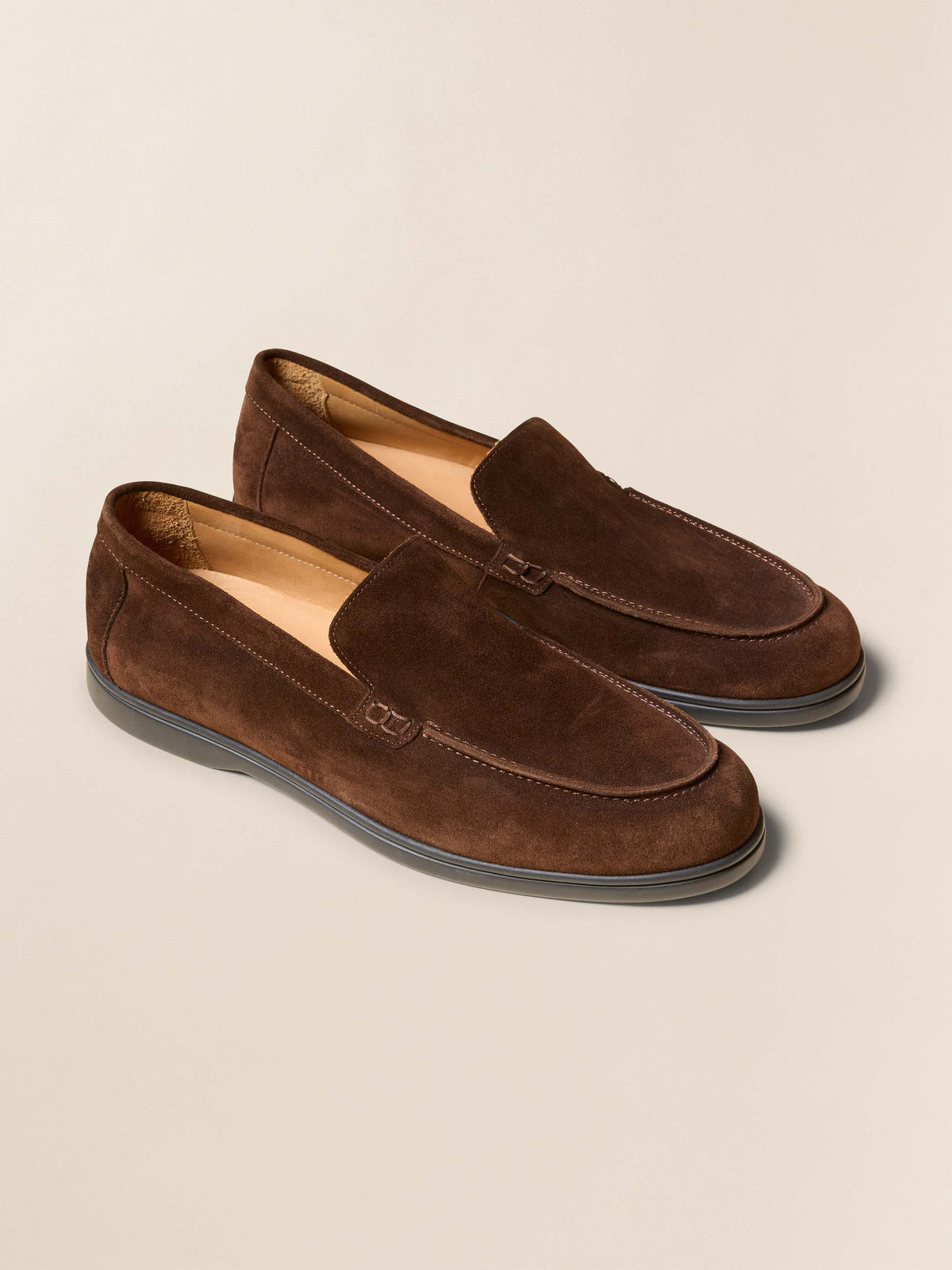 J. CREW Leather Venetian Loafers Chocolate Pebble Mens Size 12M CL553 $198 - NEW Adler Chocolate Brown Pebble Leather Lug Penny Loafers main image 4