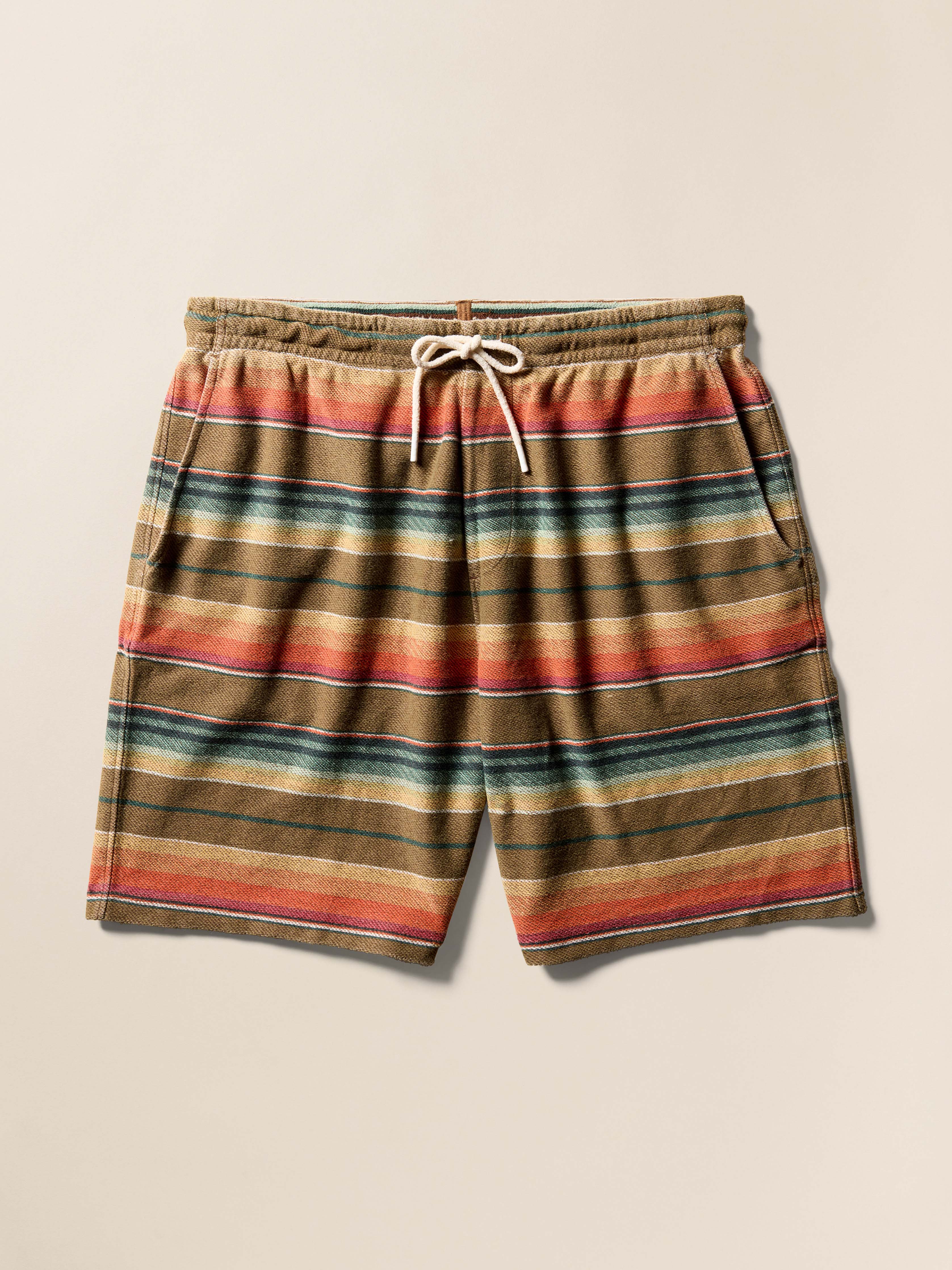 Baja Knit Short - Cannon Beach Stripe